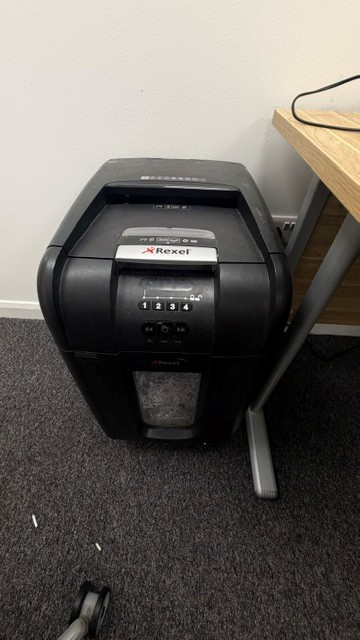 Rexel paper shredder. This lots forms part of composite lot 68. At the end of the timed Auction the - photo 1