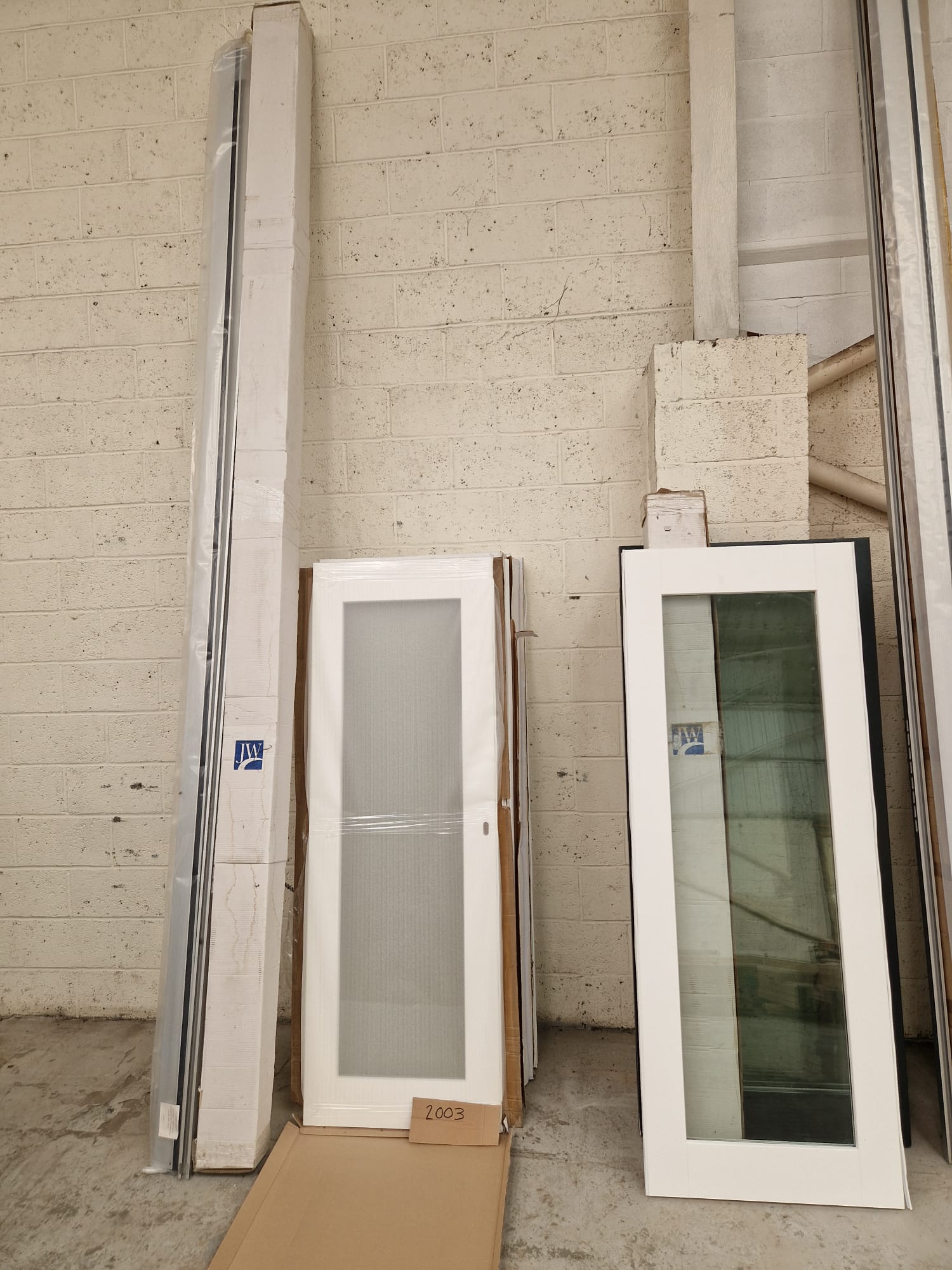 4.2m 6 Door Folding doors and frame in White - Full height glass, double glazed. Second set of doors - photo 1