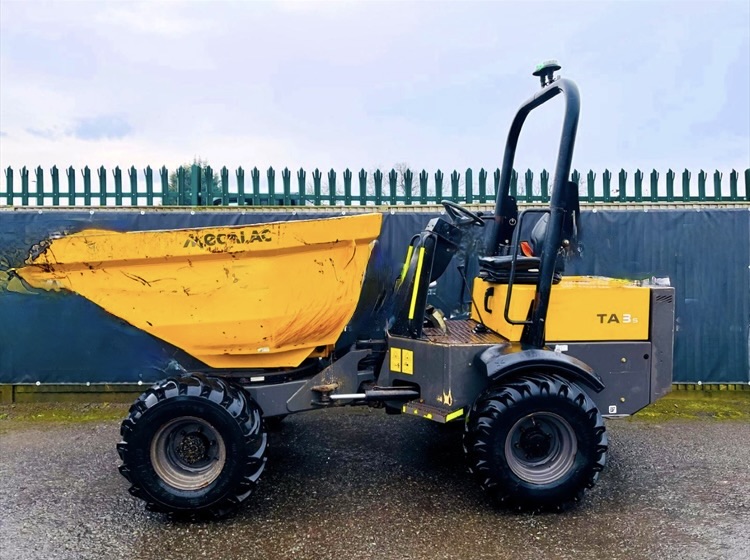 2018 Mecalac TA3 S Dumper 1559 Hours 3 Tonne Dumper - photo 1