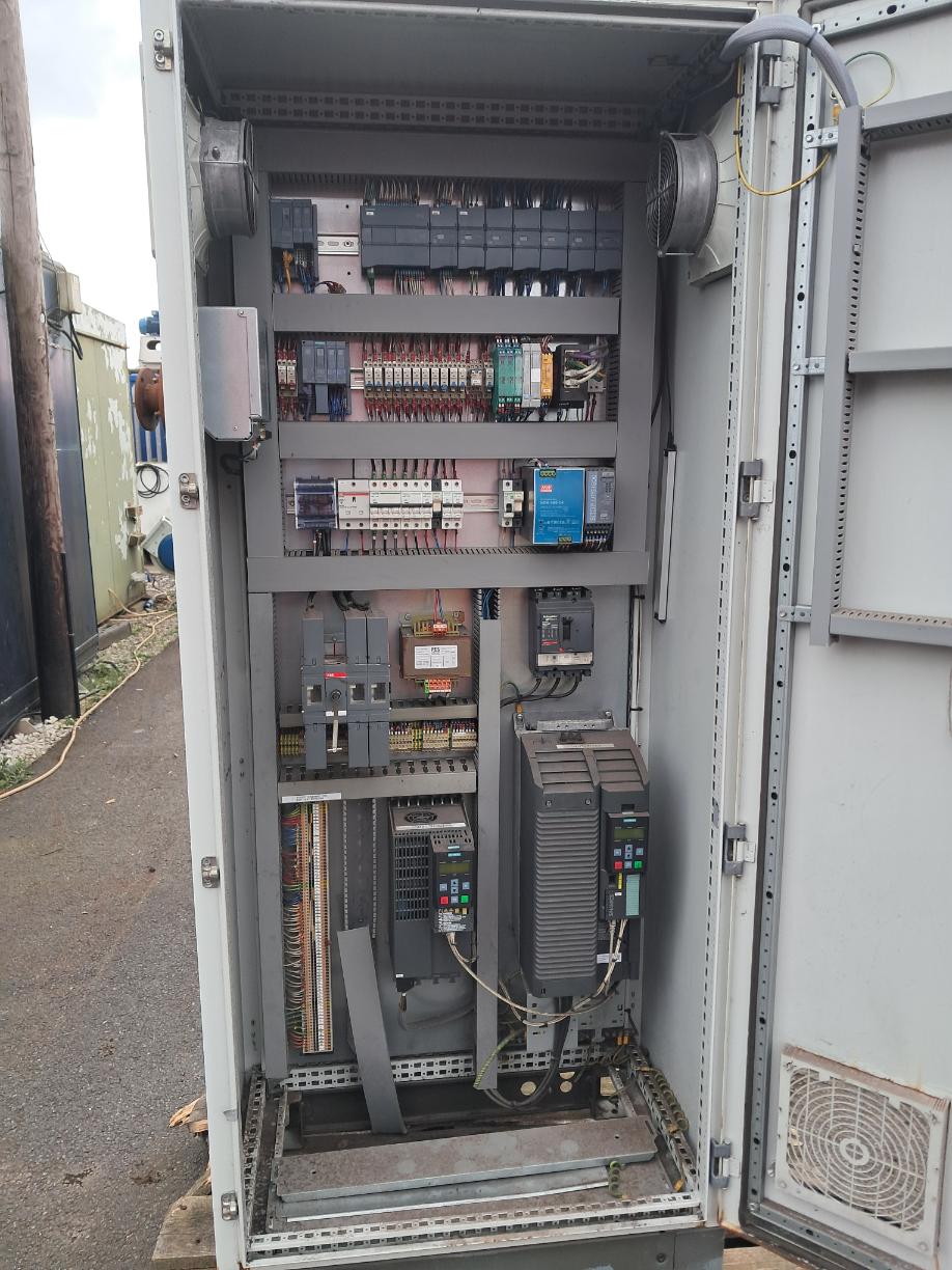 Large Industrial Control Panel - Inverters, Siemens PLC & HMI Interface - photo 1