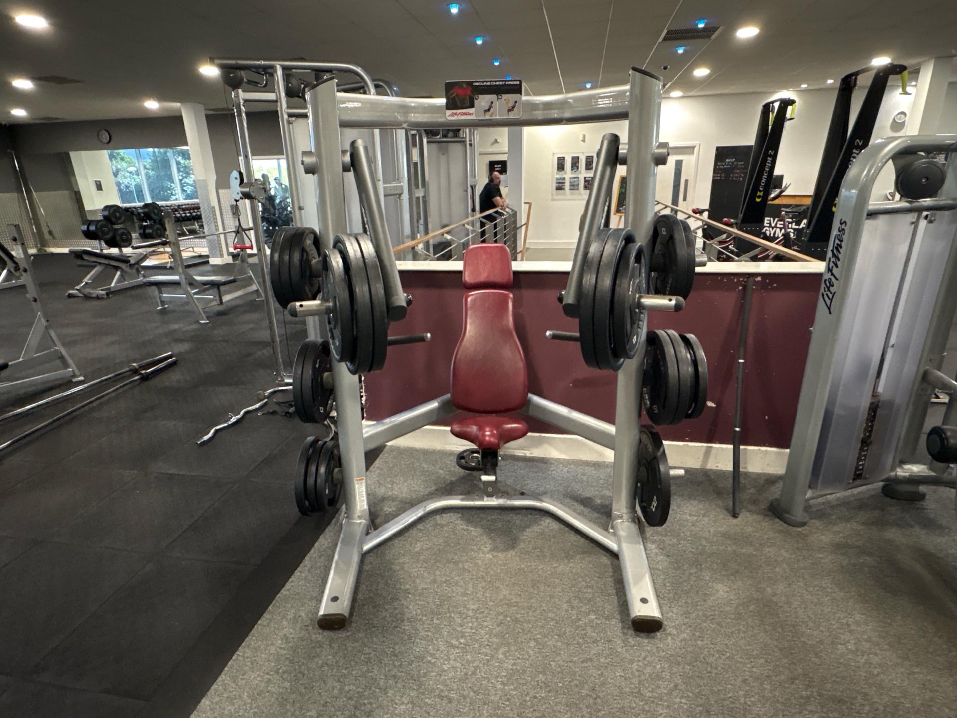 Life Fitness Plate Loaded Decline Chest Press - photo 1