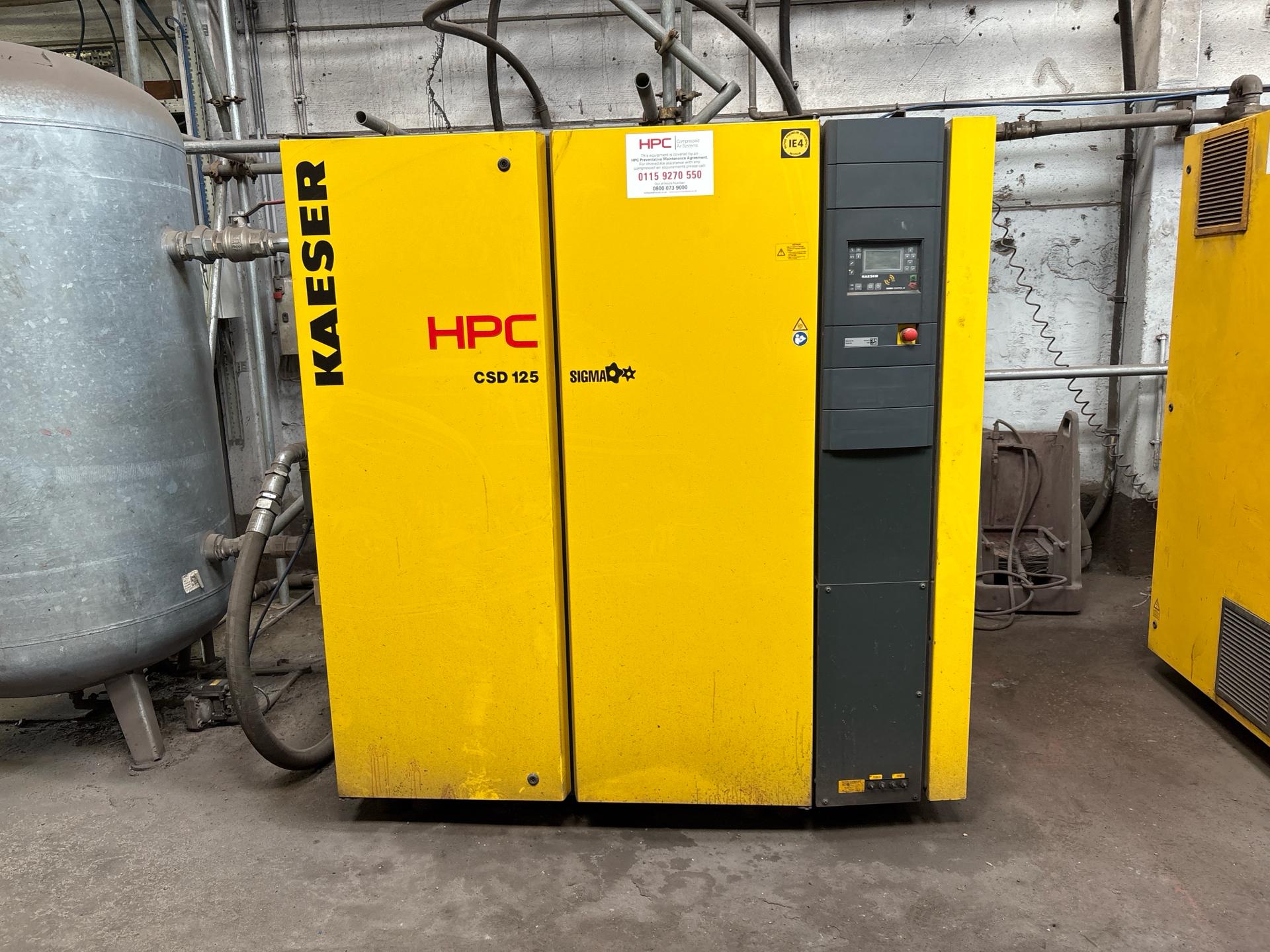 Kaeser HPC CSD125 Sigma Rotary Screw Compressor - photo 1