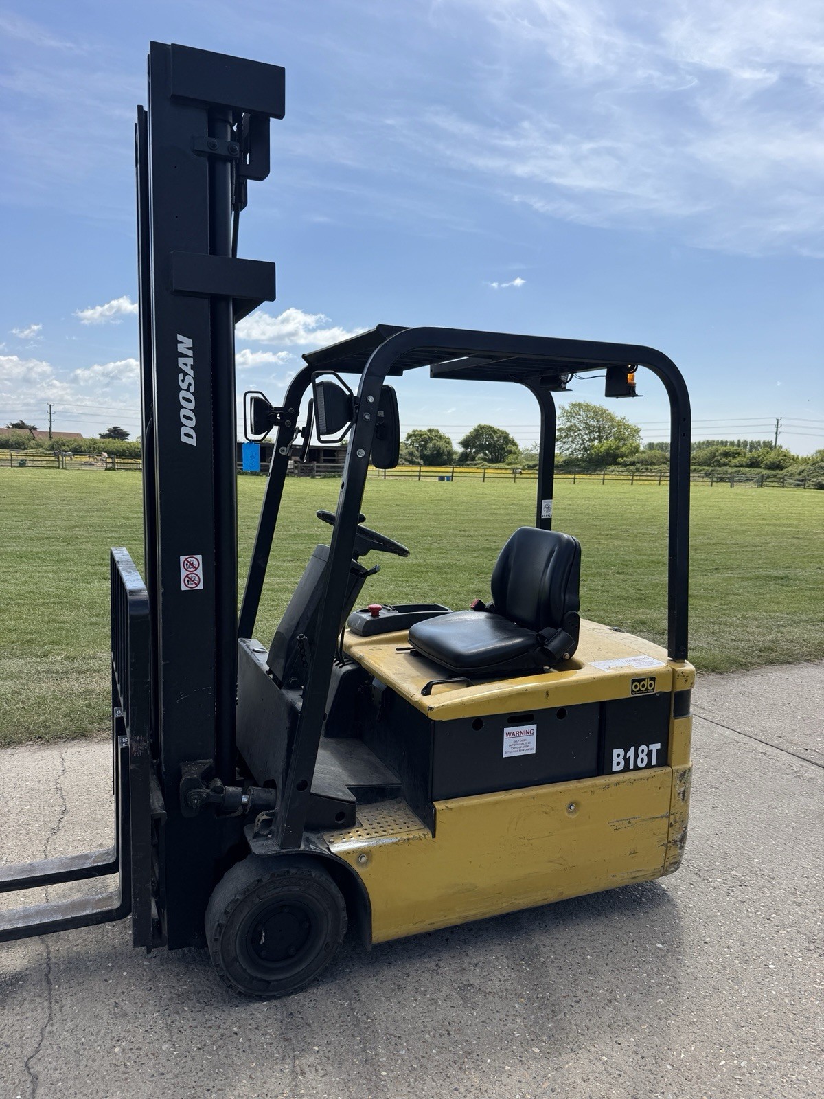 Doosan B30X-5 3 Tonne 80V Electric Forklift Truck, Container Spec, 2437 Hours - photo 1