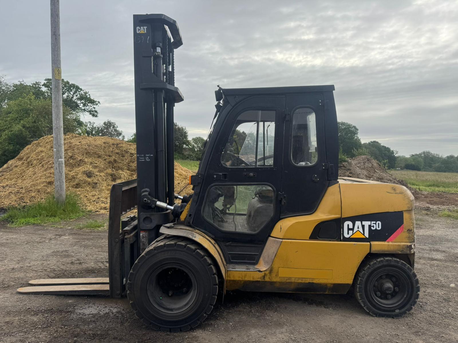 2015 Caterpillar DP50NT 5 Tonne Diesel Forklift Truck, Twin Front Wheels, Priced To Sell - photo 1