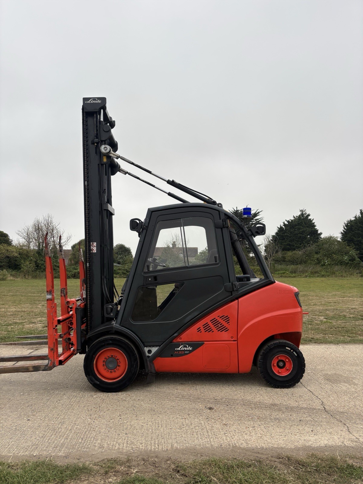 2017 Linde H35-D Forklift 5m Lift Height double pallet handler with side shift 3.5 tonne lift - photo 1