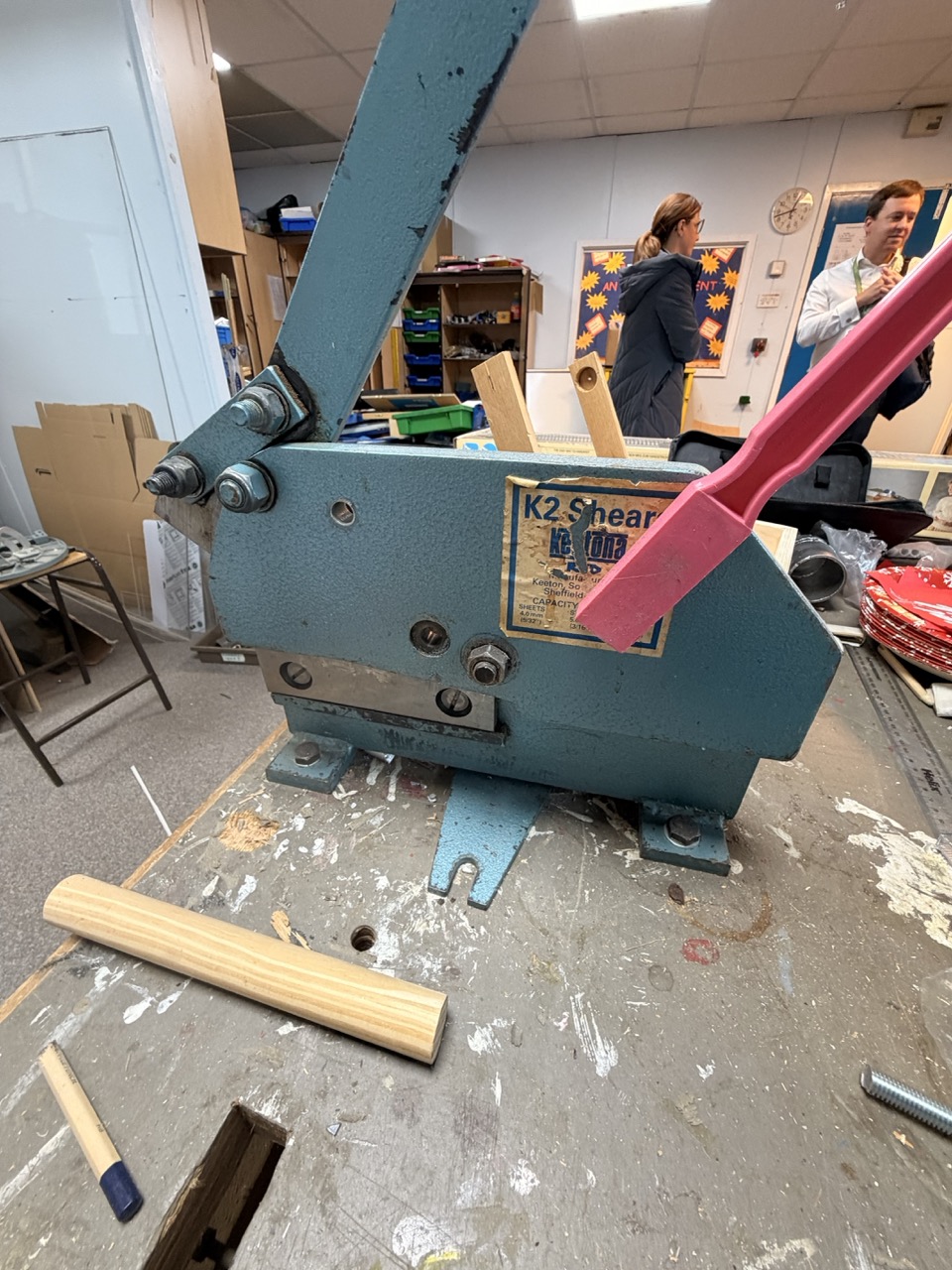 Keeton K2 Bench-Mounted Sheet Metal Guillotine – Sheffield Made, No Reserve - photo 1