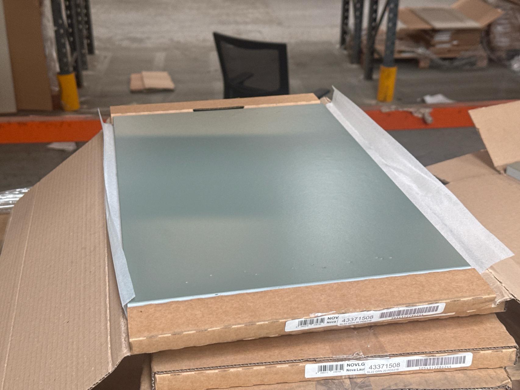 8 x Laurel Green Kitchen Cabinet Drawer Front 500mm x 316mm - 43371508 - photo 1