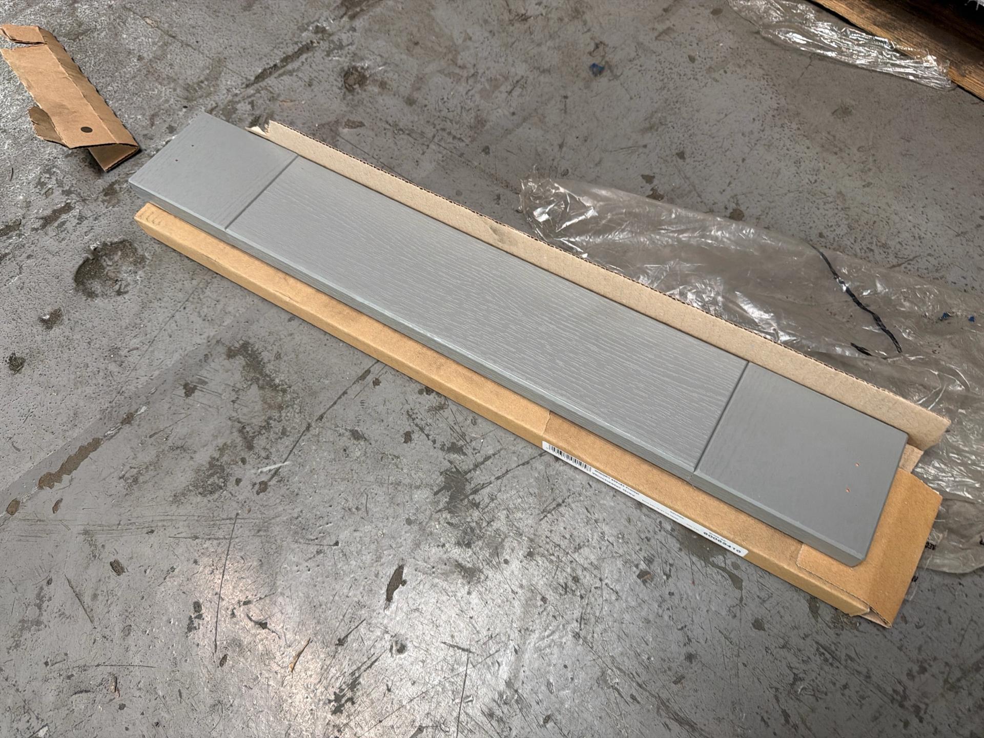 Job Lot of 67 x Grey Kitchen Cabinet Drawer Front 600mm x 92mm - 60065410 - photo 1