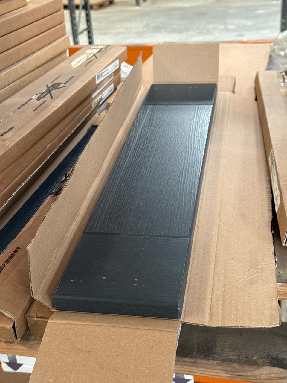 Job Lot of 2 x Midnight Kitchen Cabinet Drawer Front 600mm x 124mm - 60380304 - photo 1