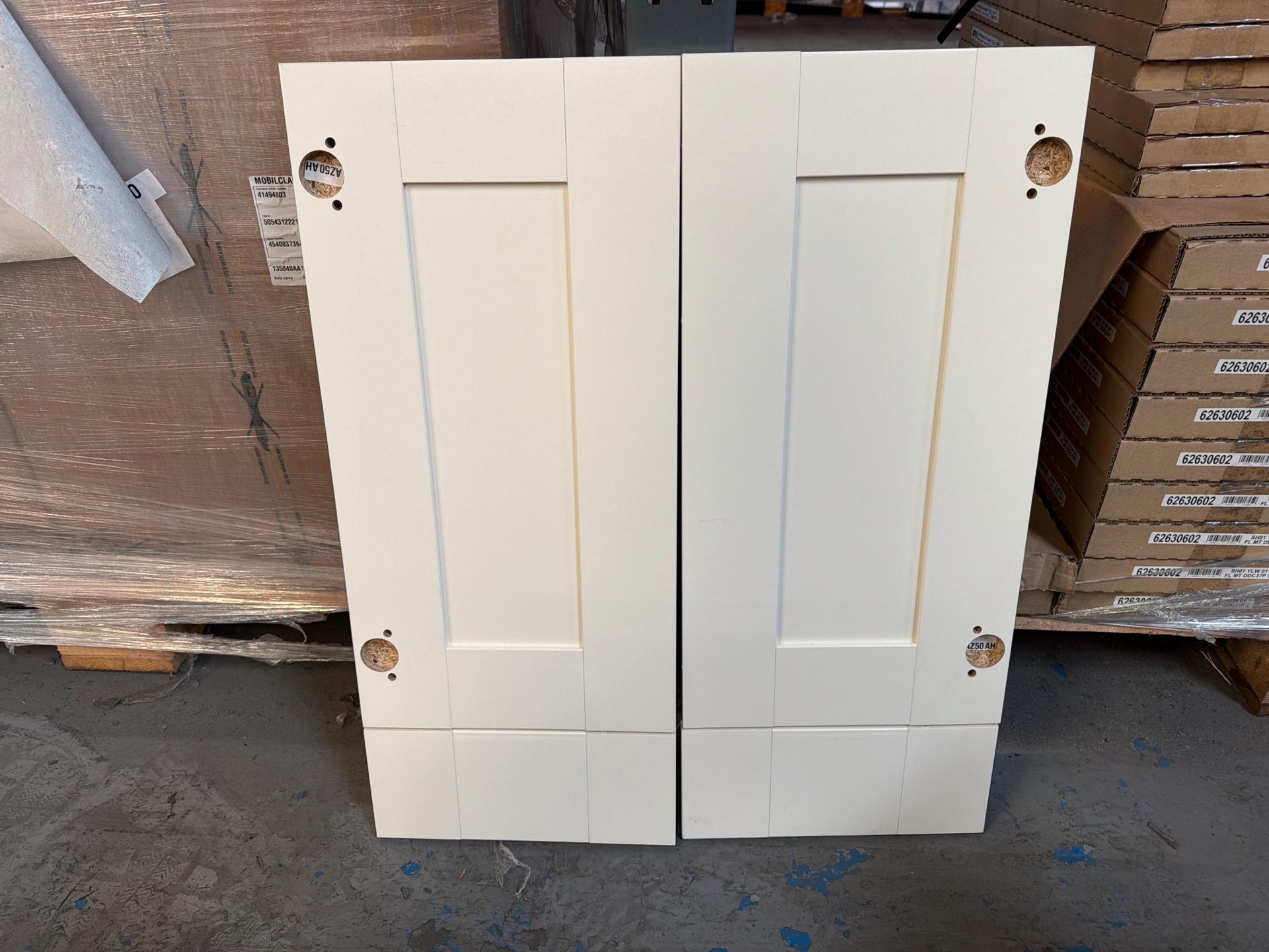 Job Lot of 20 x Cream L-Shaped Corner Front Door 700mm - 62630602 - photo 1