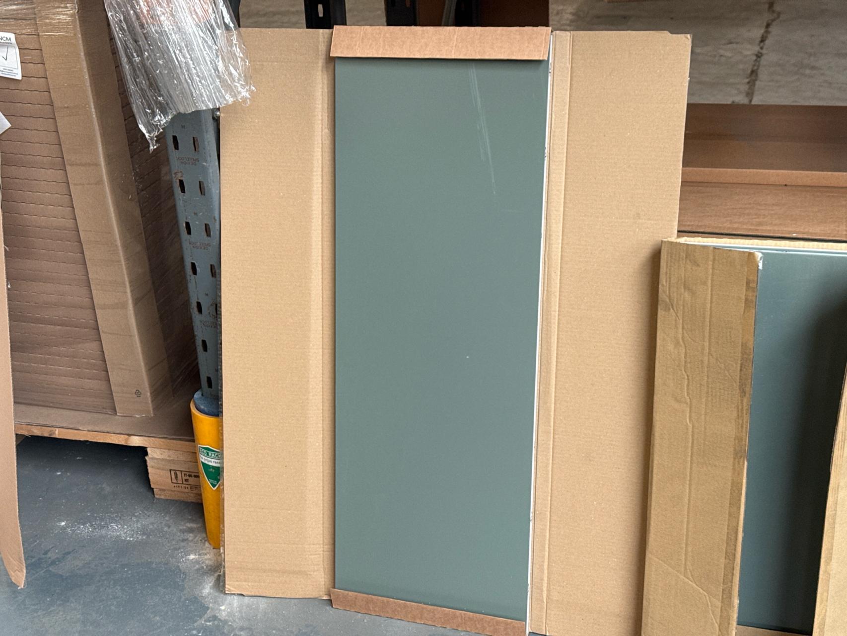 2 x Laurel Green Kitchen Cabinet Drawer Front 1000mm x 348mm - 43372701 - photo 1