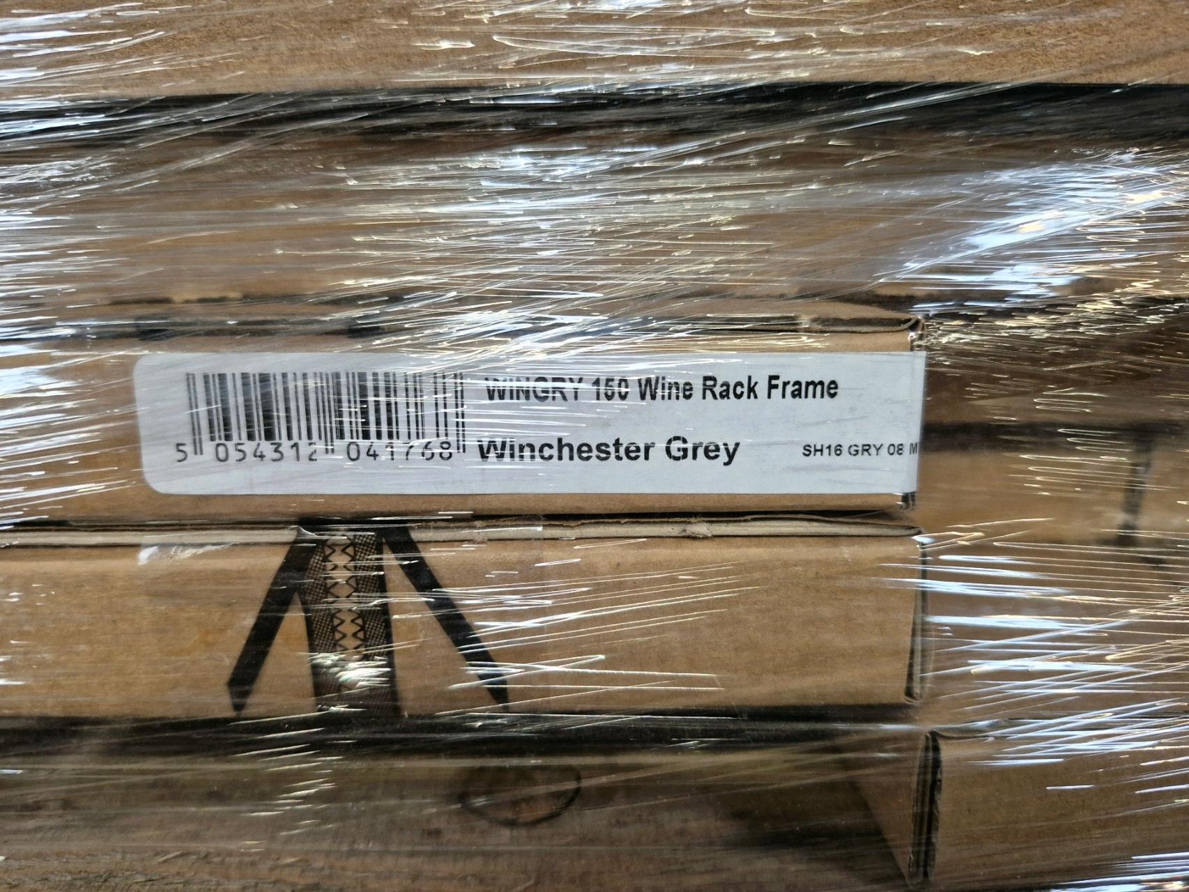 Job Lot of 26 x Grey Wine Rack Frame 150mm - 60072502 - photo 1