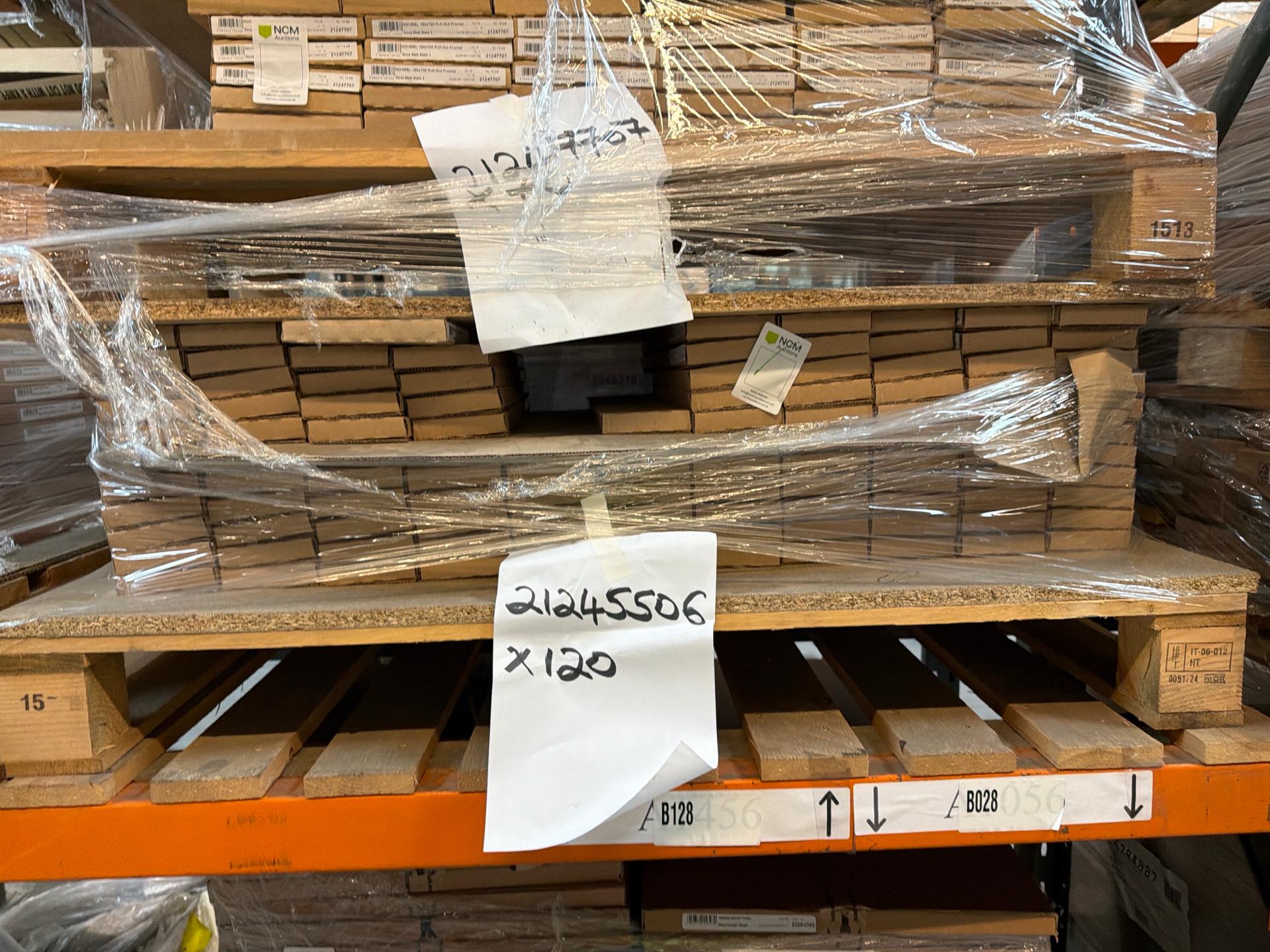 Job Lot of 35 x Mussel Kitchen Cabinet Drawer Front 600mm x 92mm - 21245506 - photo 1