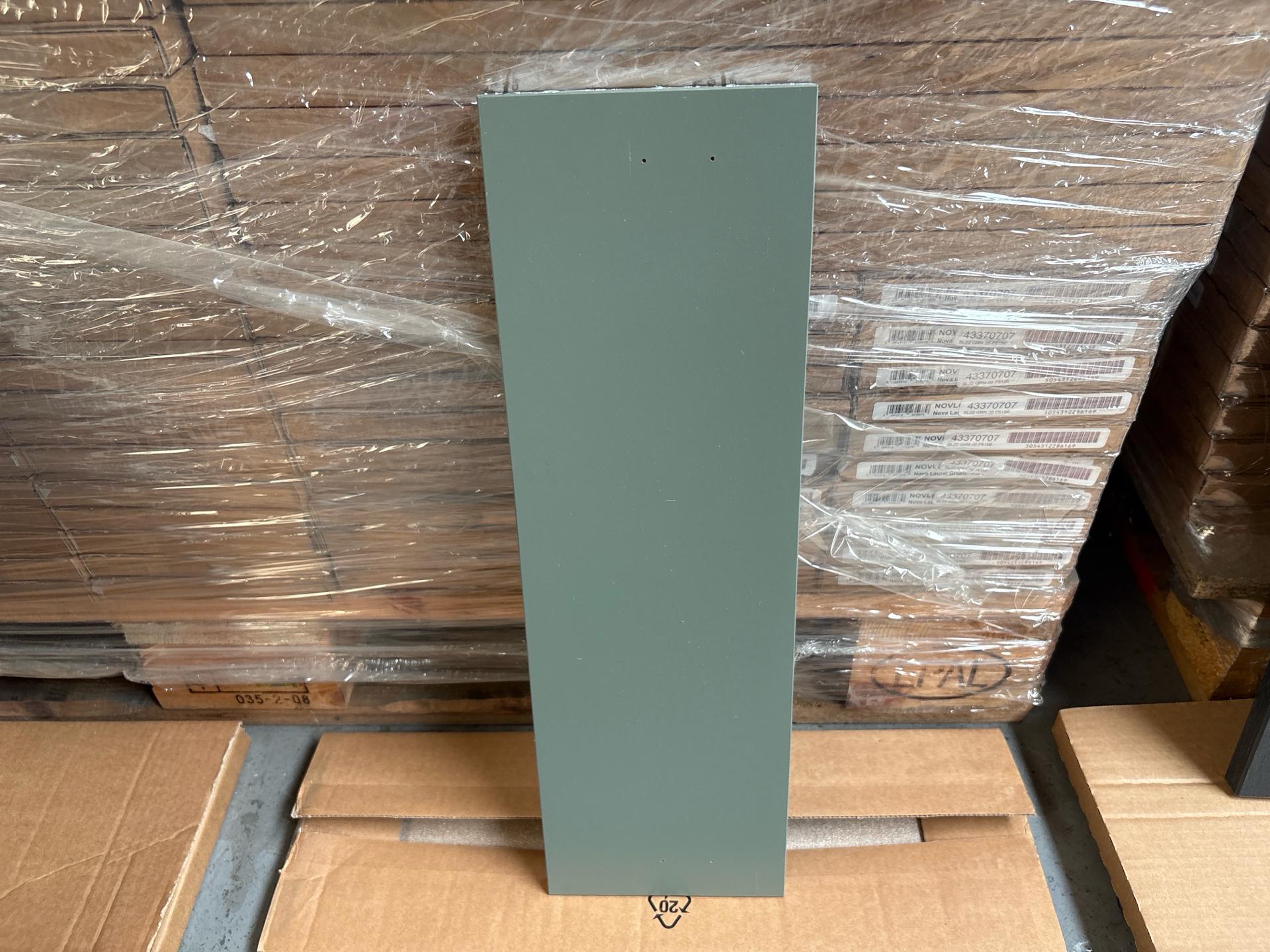 Job Lot of 64 x Laurel Green Kitchen Cabinet Drawer Front 500mm x 156mm - 43370707 - photo 1