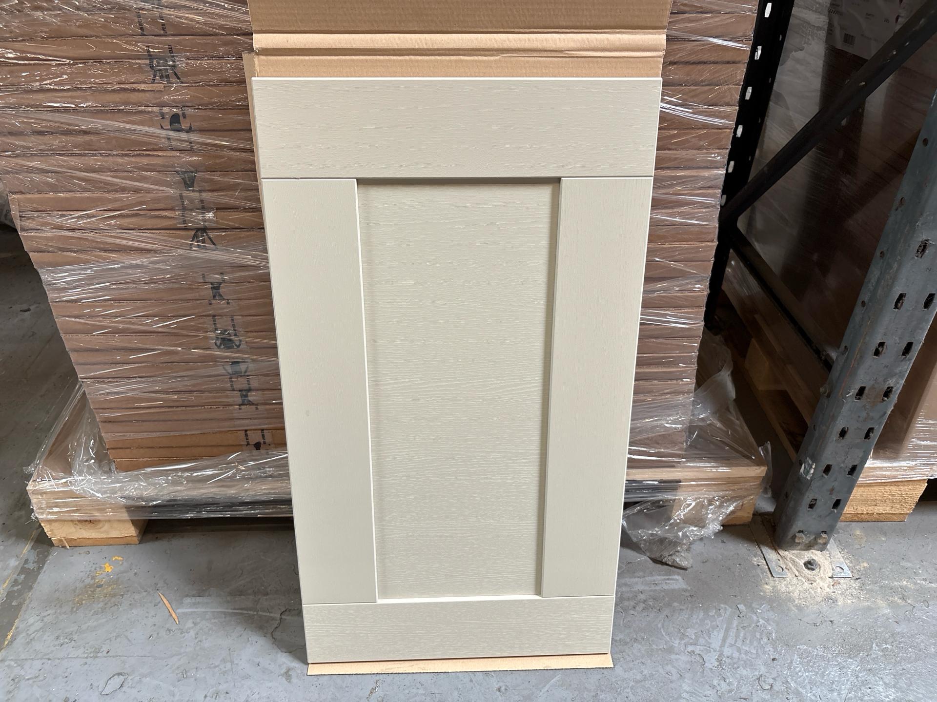 Job Lot of 26 x Sage Green Kitchen Cabinet Drawer Front 800mm x 444mm - 22064505 - photo 1