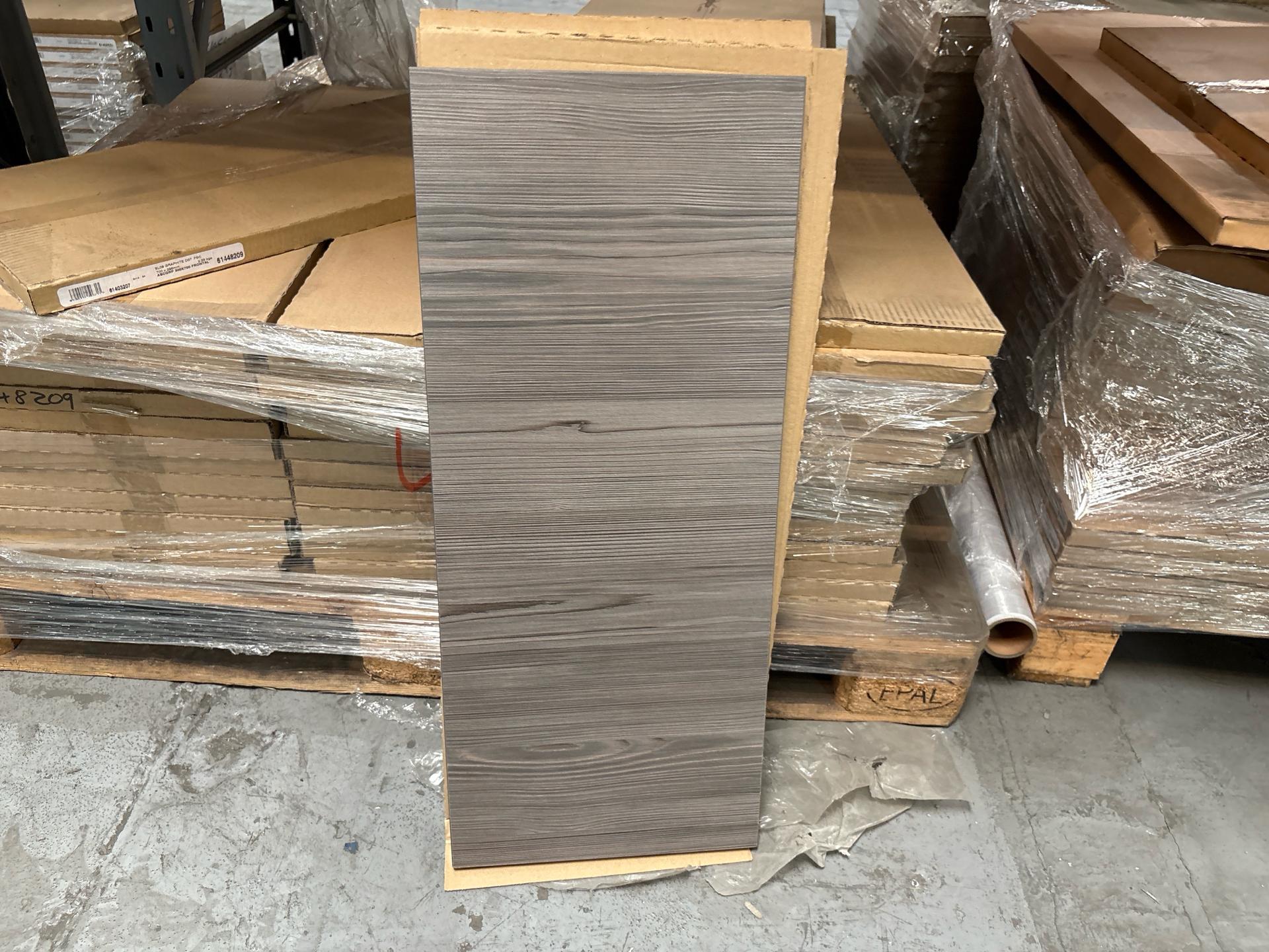 Job Lot of 57 x Graphite Kitchen Cabinet Front Door 300mm x 700mm - 61448209 - photo 1