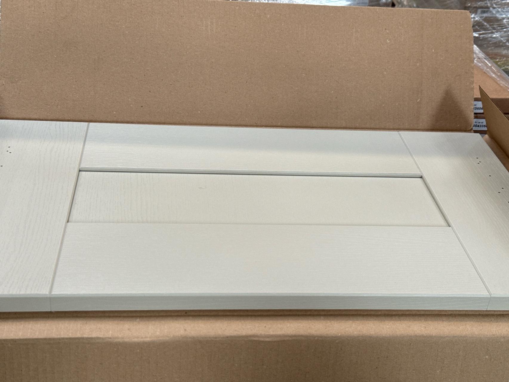 Job Lot of 40 x Sage Green Kitchen Cabinet Drawer Front 600mm x 316mm - 60433506 - photo 1