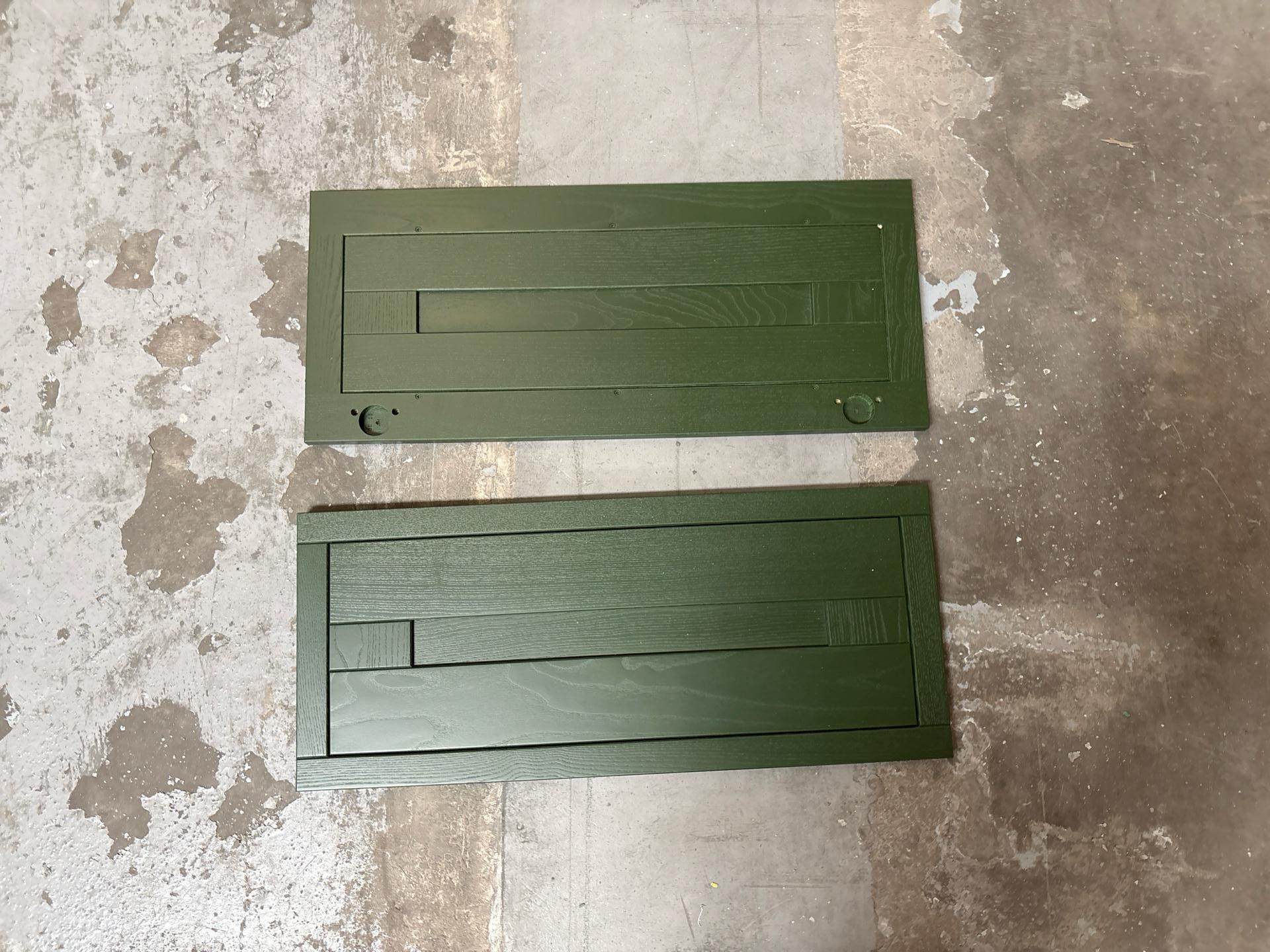 Job Lot of 26 x Sage Green L-Shaped Corner Front Door 700mm - 60434503 - photo 1