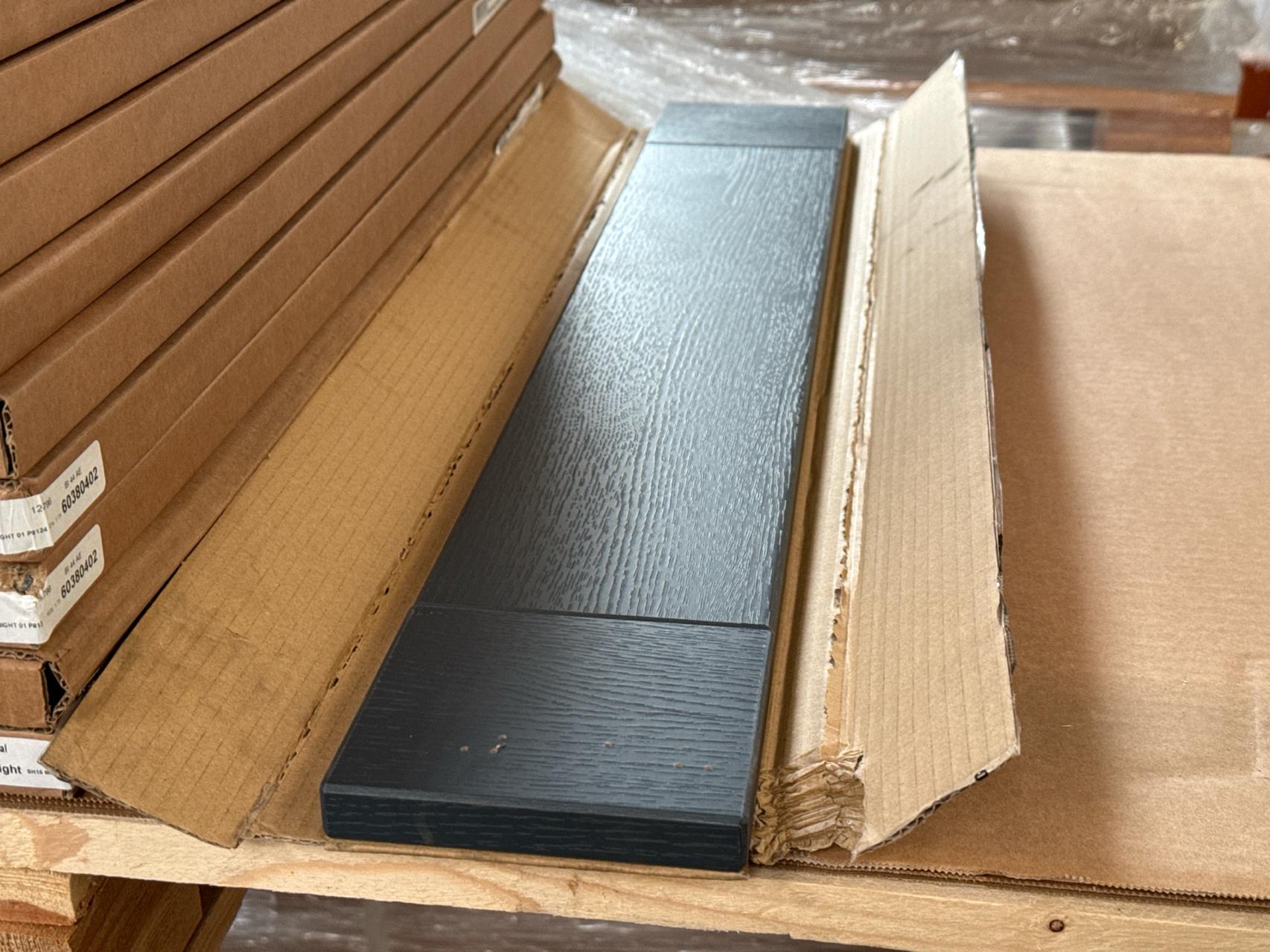 Job Lot of 40 x Midnight Kitchen Cabinet Drawer Front 800mm x 124mm - 60380402 - photo 1