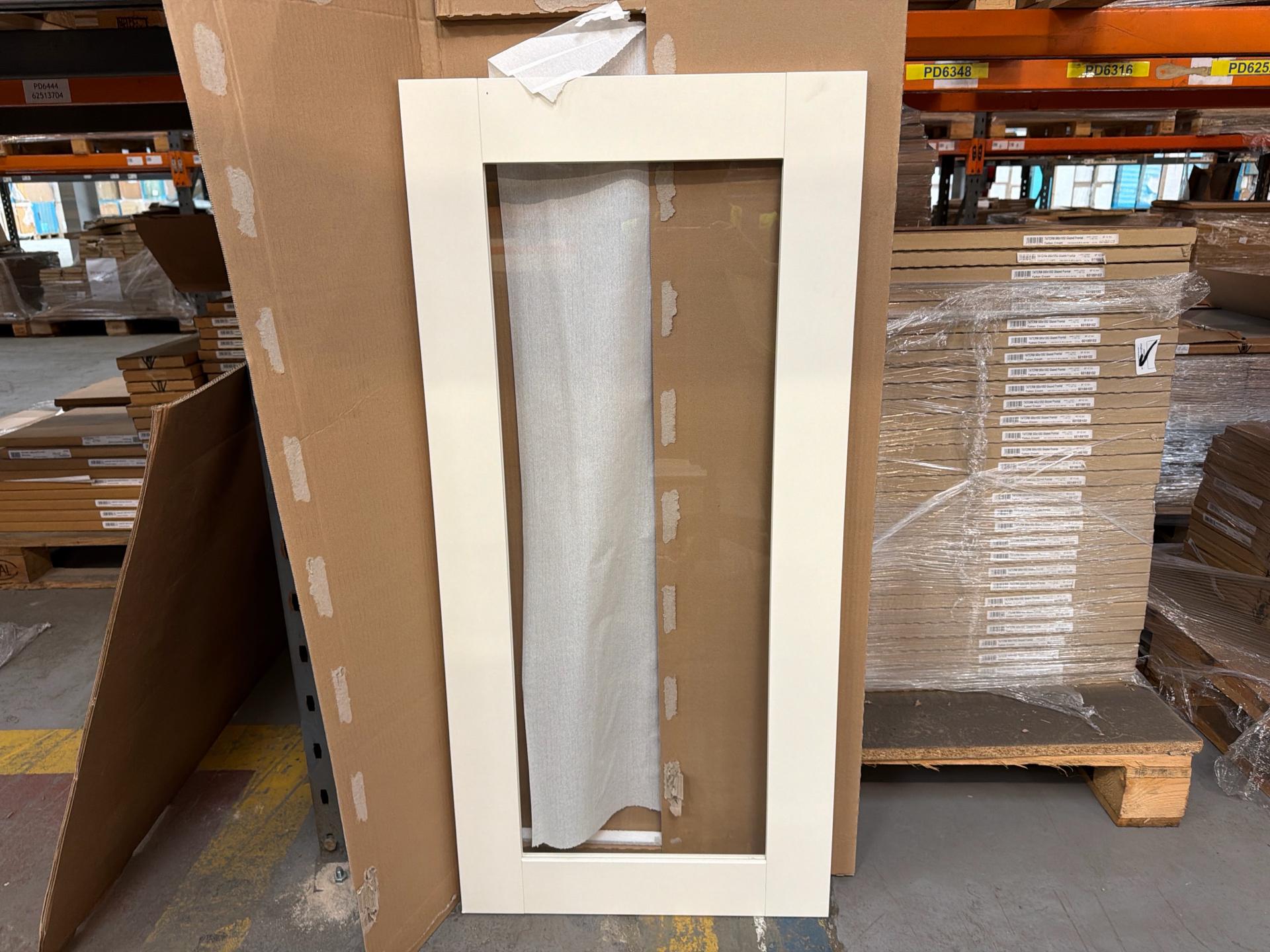 Job Lot of 25 x Cream Kitchen Cabinet Front Door 500mm x 1052mm - 60189102 - photo 1