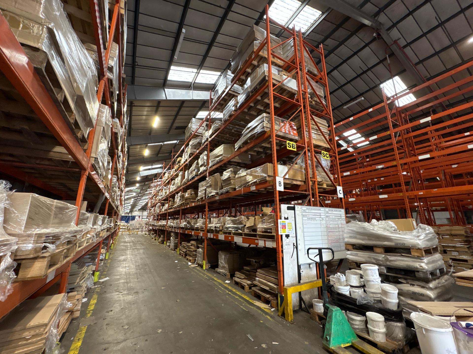 15 Bays Of Back To Back Boltless Pallet Racking - photo 1