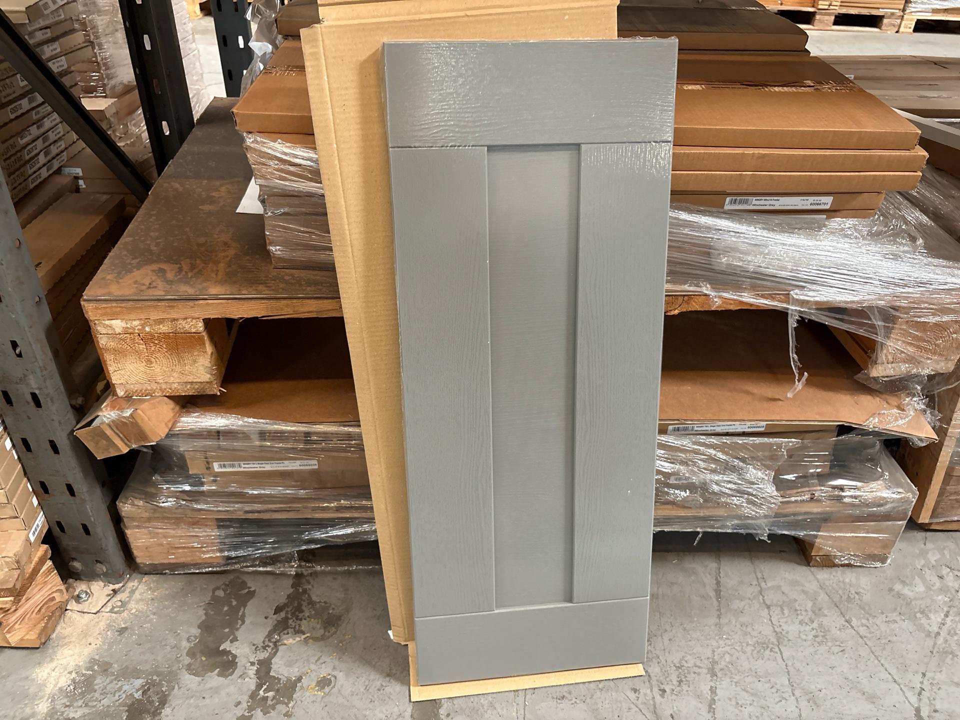 Job Lot of 24 x Grey Kitchen Cabinet Drawer Front 800mm x 316mm - 60066701 - photo 1