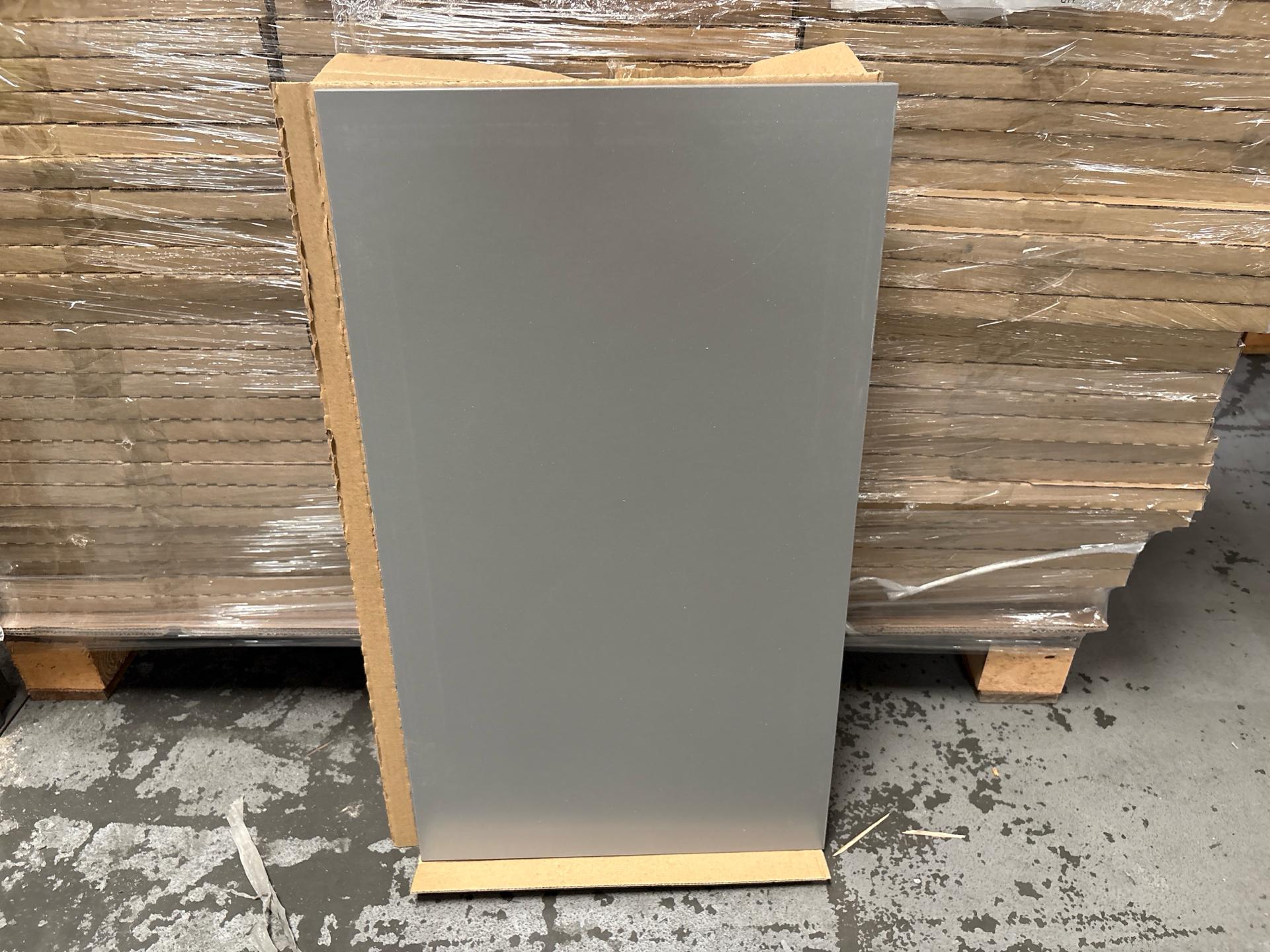 Job Lot of 45 x Dust Grey Kitchen Cabinet Front Door 400mm x 700mm - 61479804 - photo 1