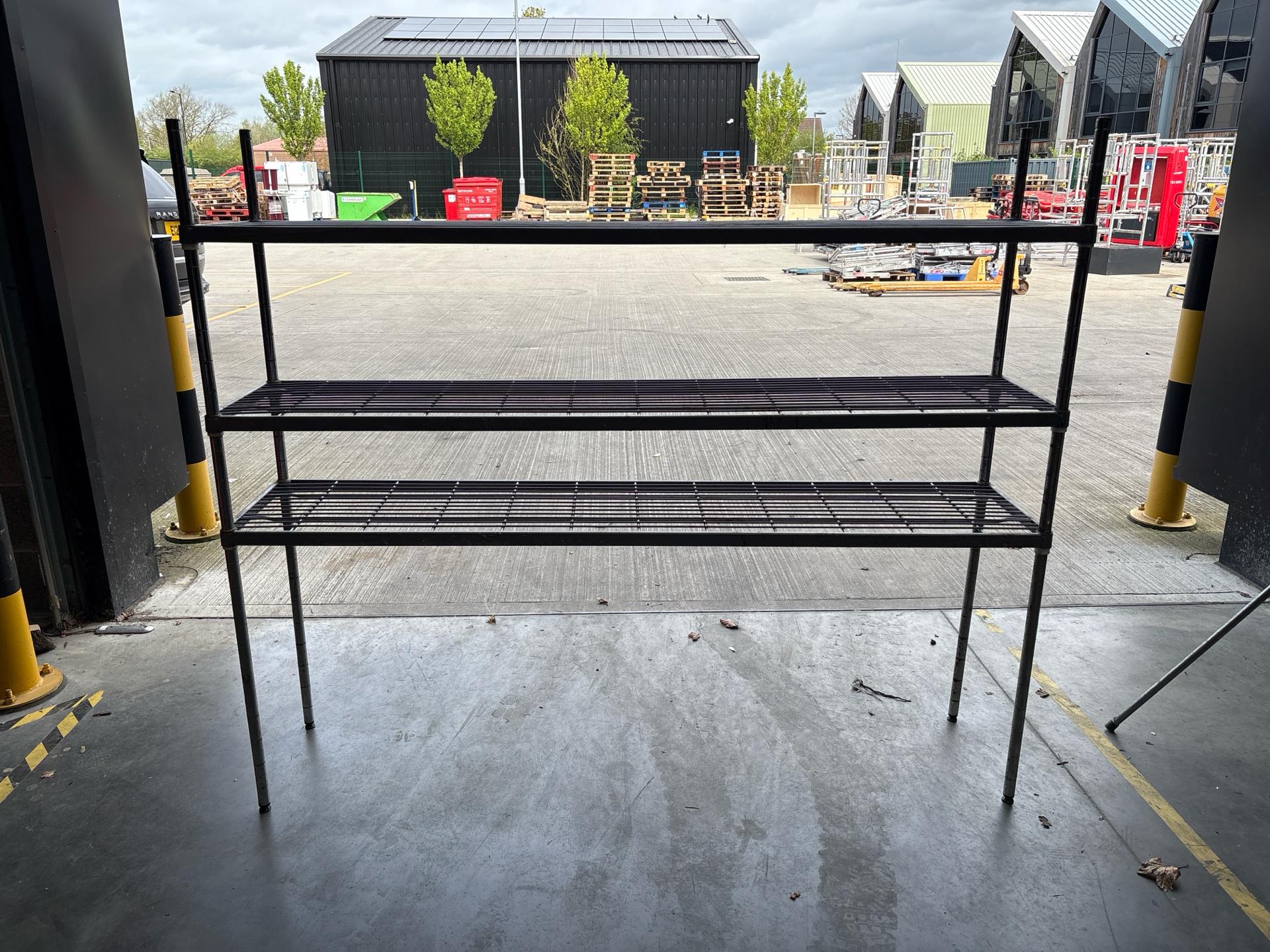 Metal Three Tier Shelving Unit - photo 1