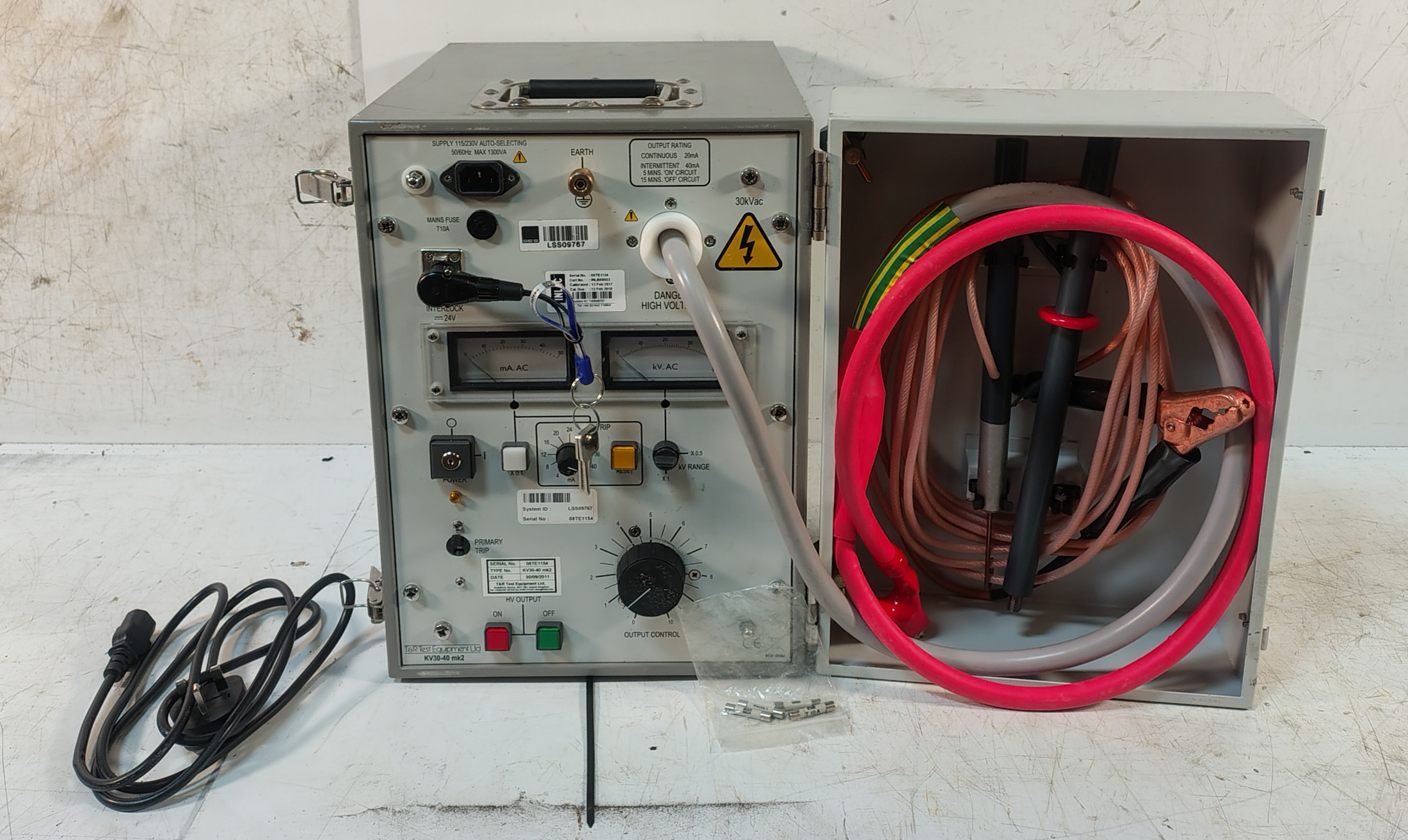 T & R KV30-40 30 kV 40 mA High Voltage AC Test System - photo 1