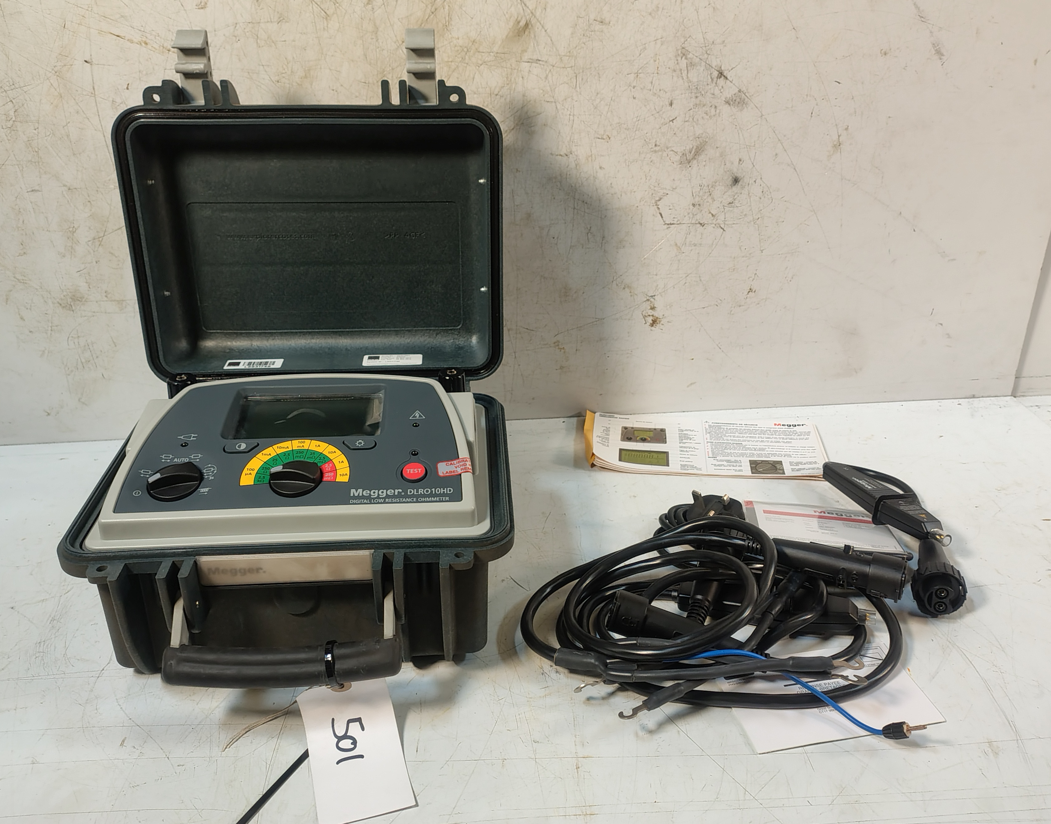 Megger DLRO10HD 10 A Digital Low Resistance Ohmmeter - photo 1