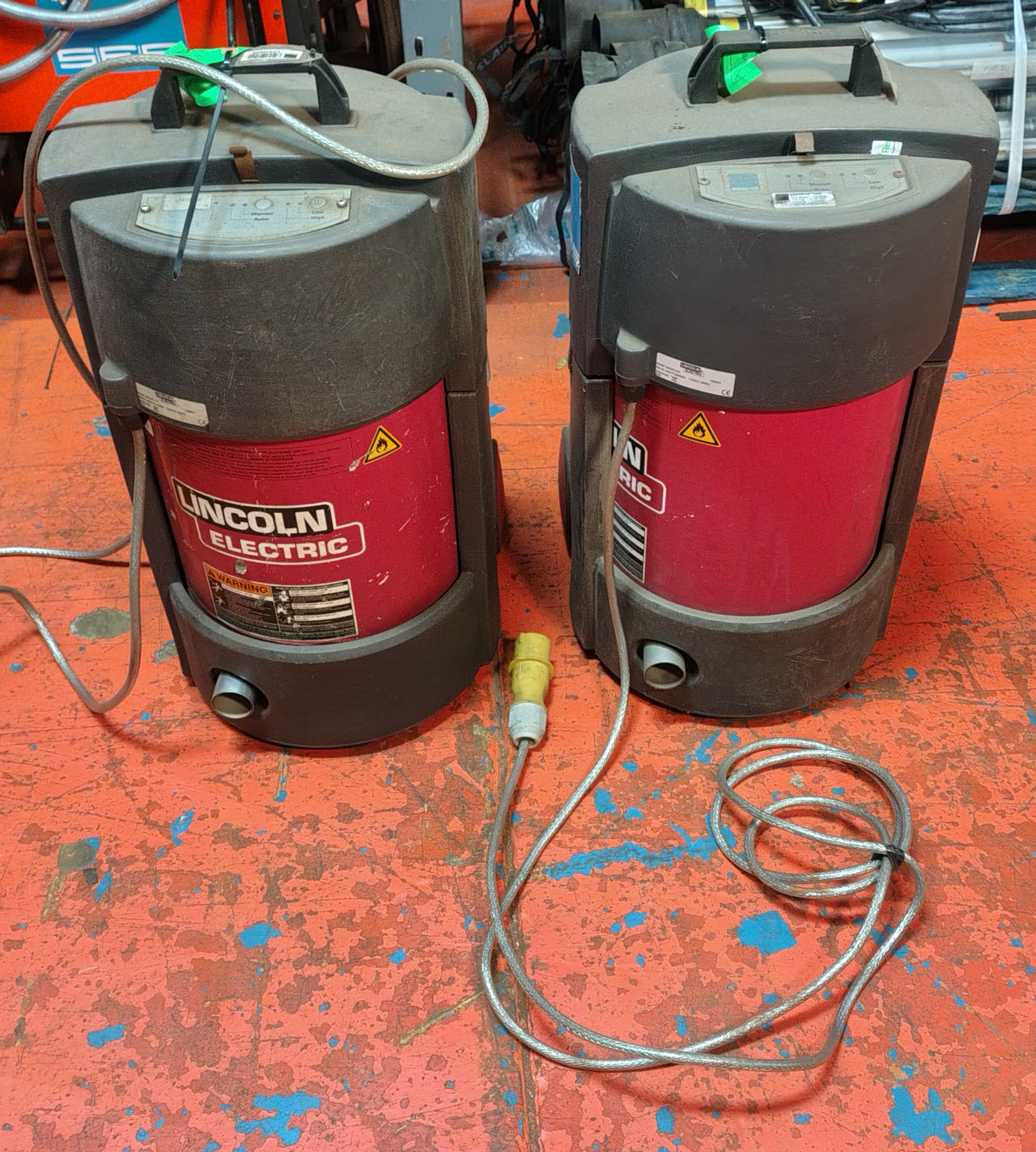 2x Lincoln Miniflex 110V Welding Fume Extractors - photo 1