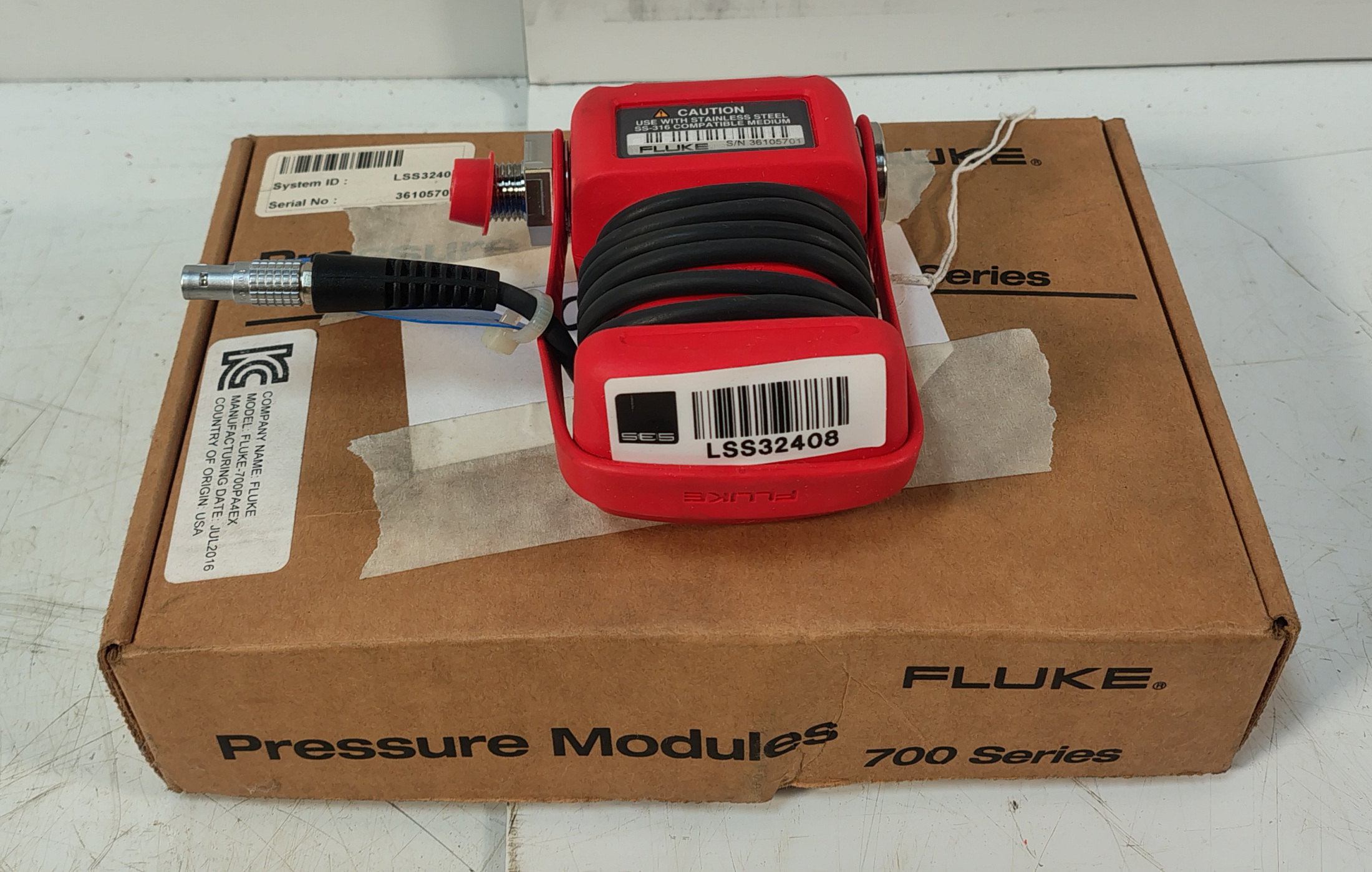 Fluke 700PA4Ex - 1 bar ATEX Pressure Module - boxed unused - photo 1