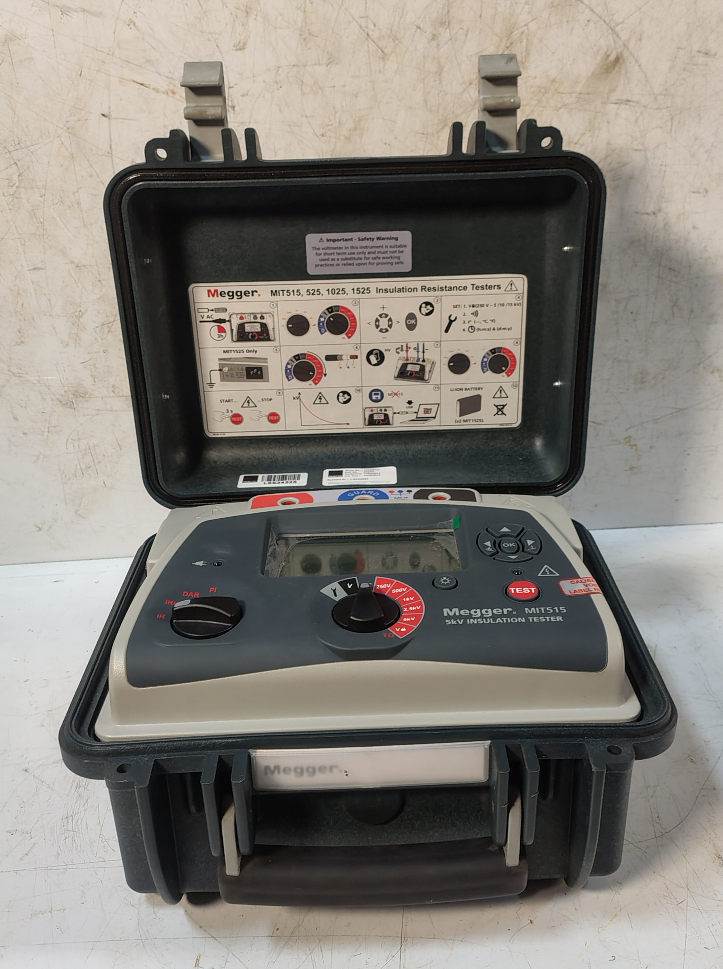 Megger MIT515 5 kV Insulation Resistance Tester - photo 1