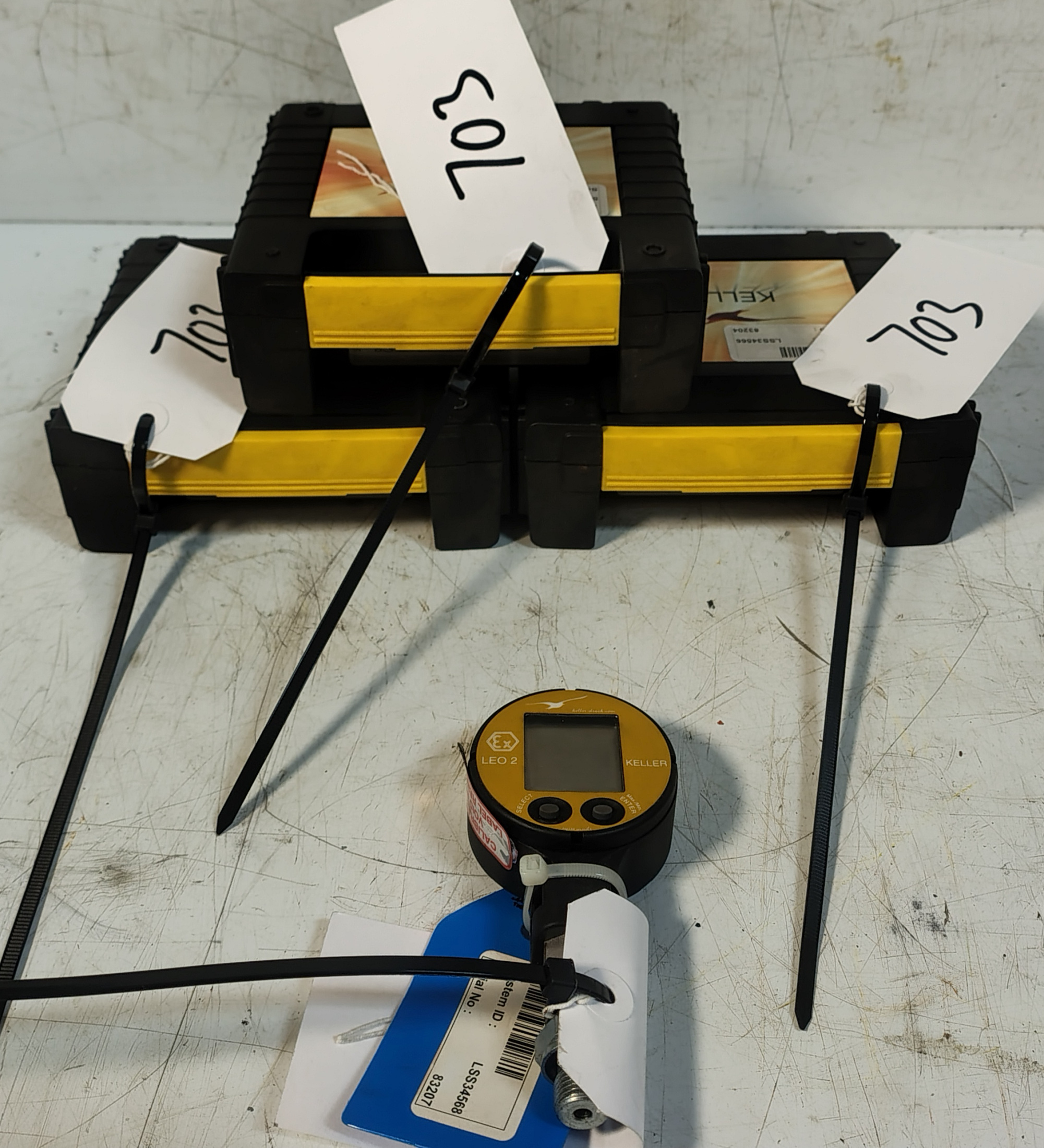 4x Keller LEO 2 Ei 30 bar ATEX Digital Manometers - photo 1