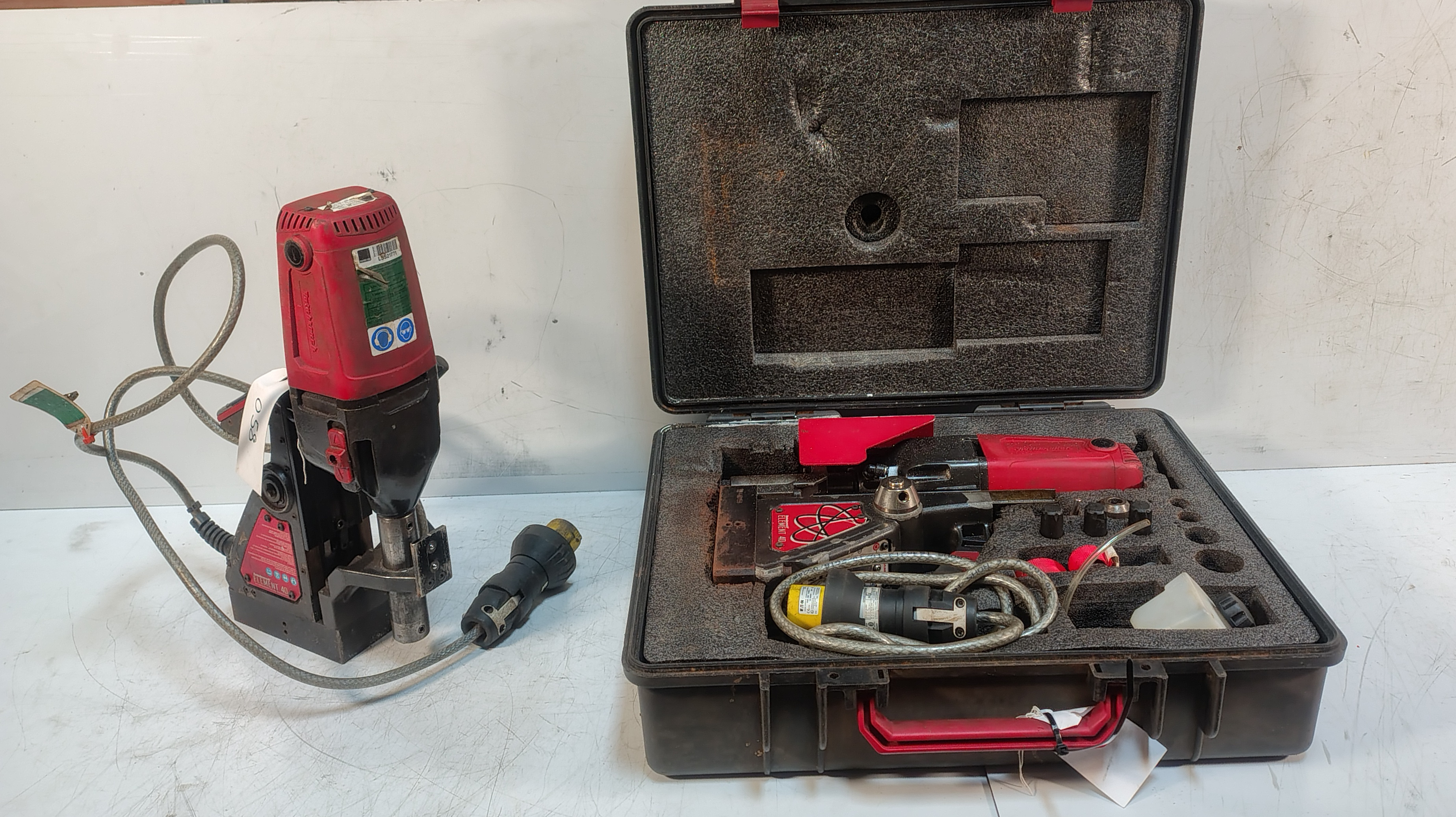 2x ROTABROACH Element 40 110V Magnetic Base Drills - photo 1