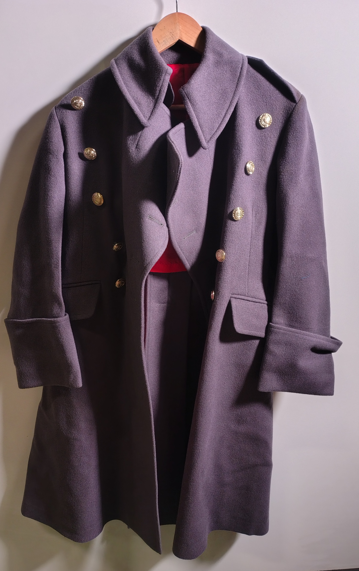 11x Men's greatcoat overcoats - mixed divisions and sizes - buttons may be missing - photo 1