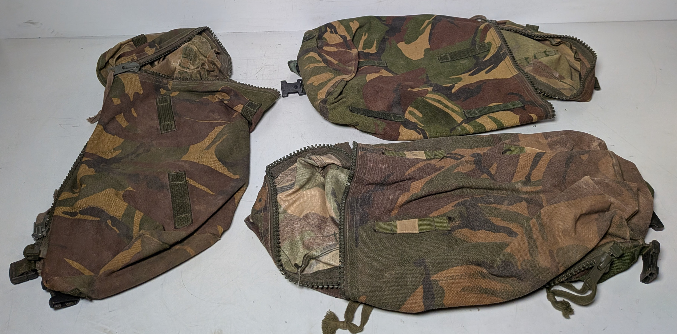 Various types of ex-military DPM accessories - 179kg – may require repair/be incomplete - photo 1