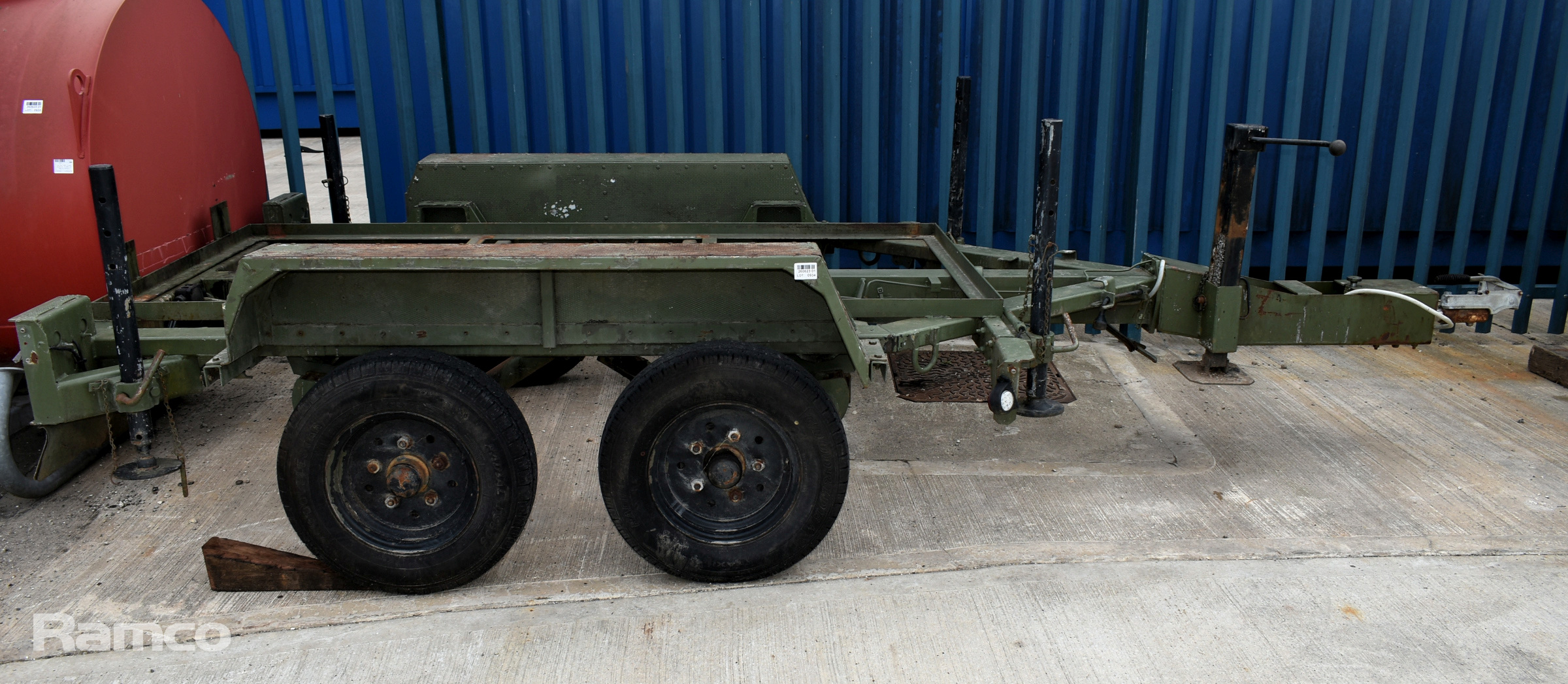 Ex MOD generator twin wheel trailer - full details in description - photo 1