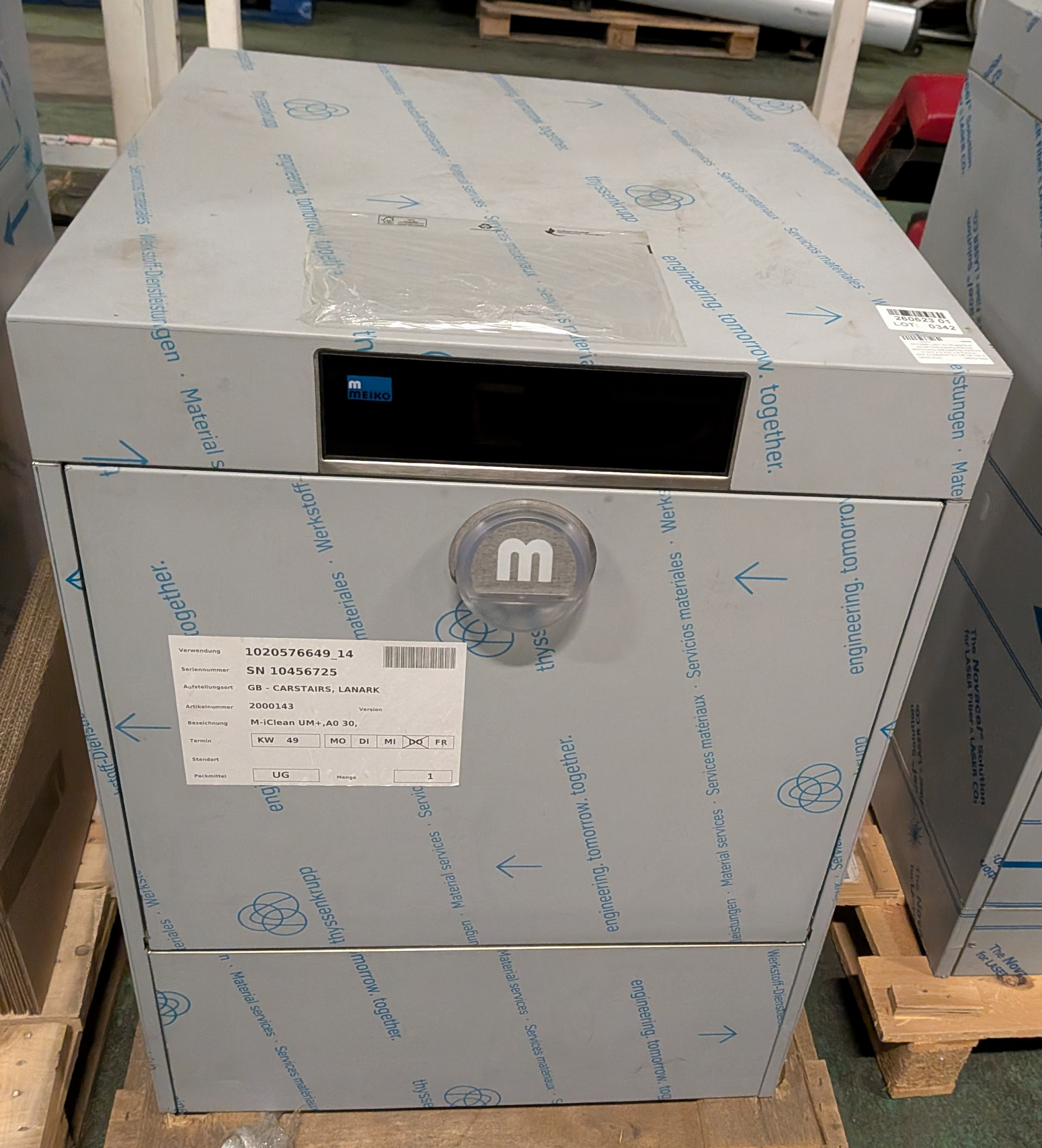 Meiko M-iClean UM+ A0 30 premium series front loading thermal disinfecting dishwashing machine - photo 1
