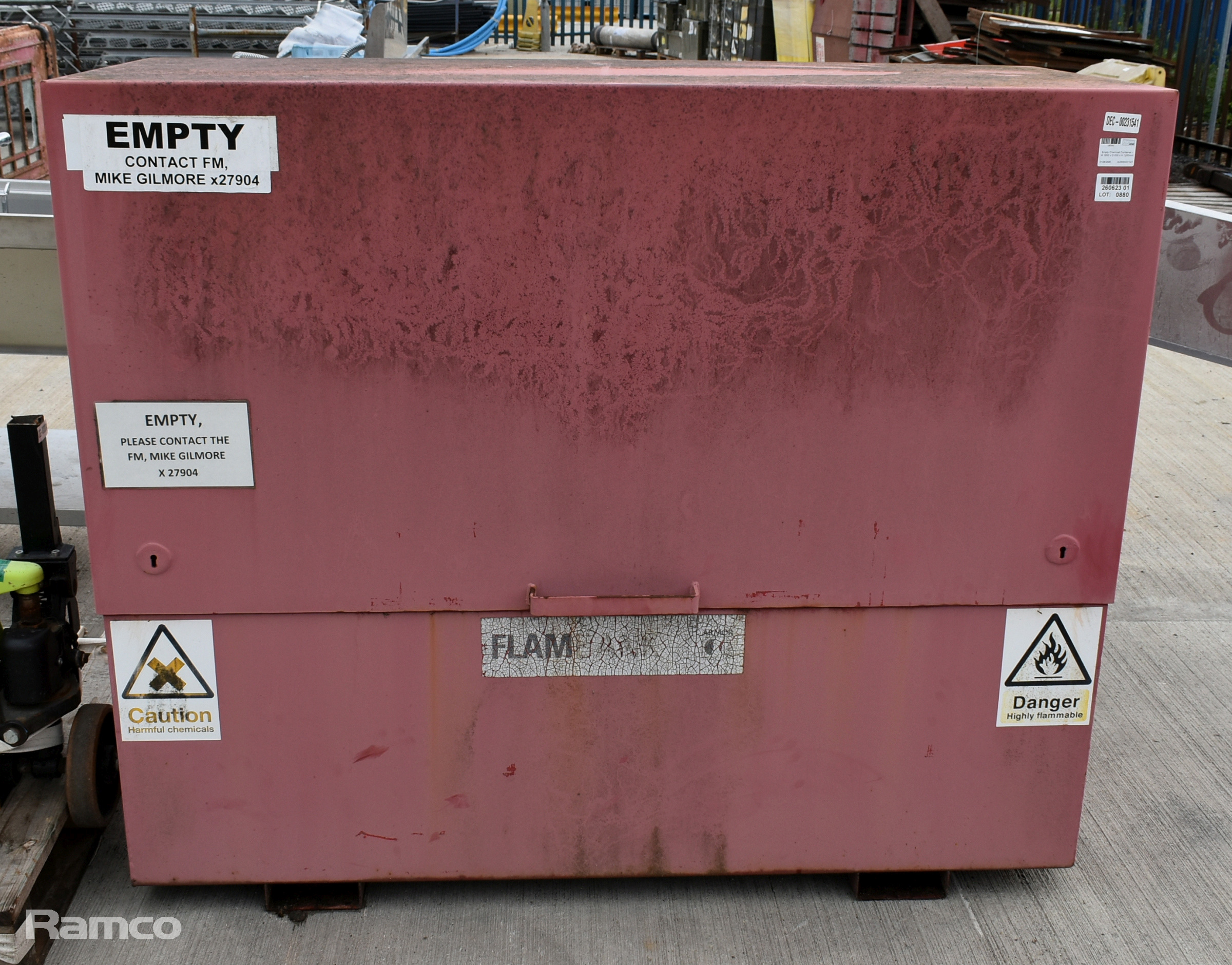 Empty chemical container - W 1600 x D 630 x H 1280mm - photo 1