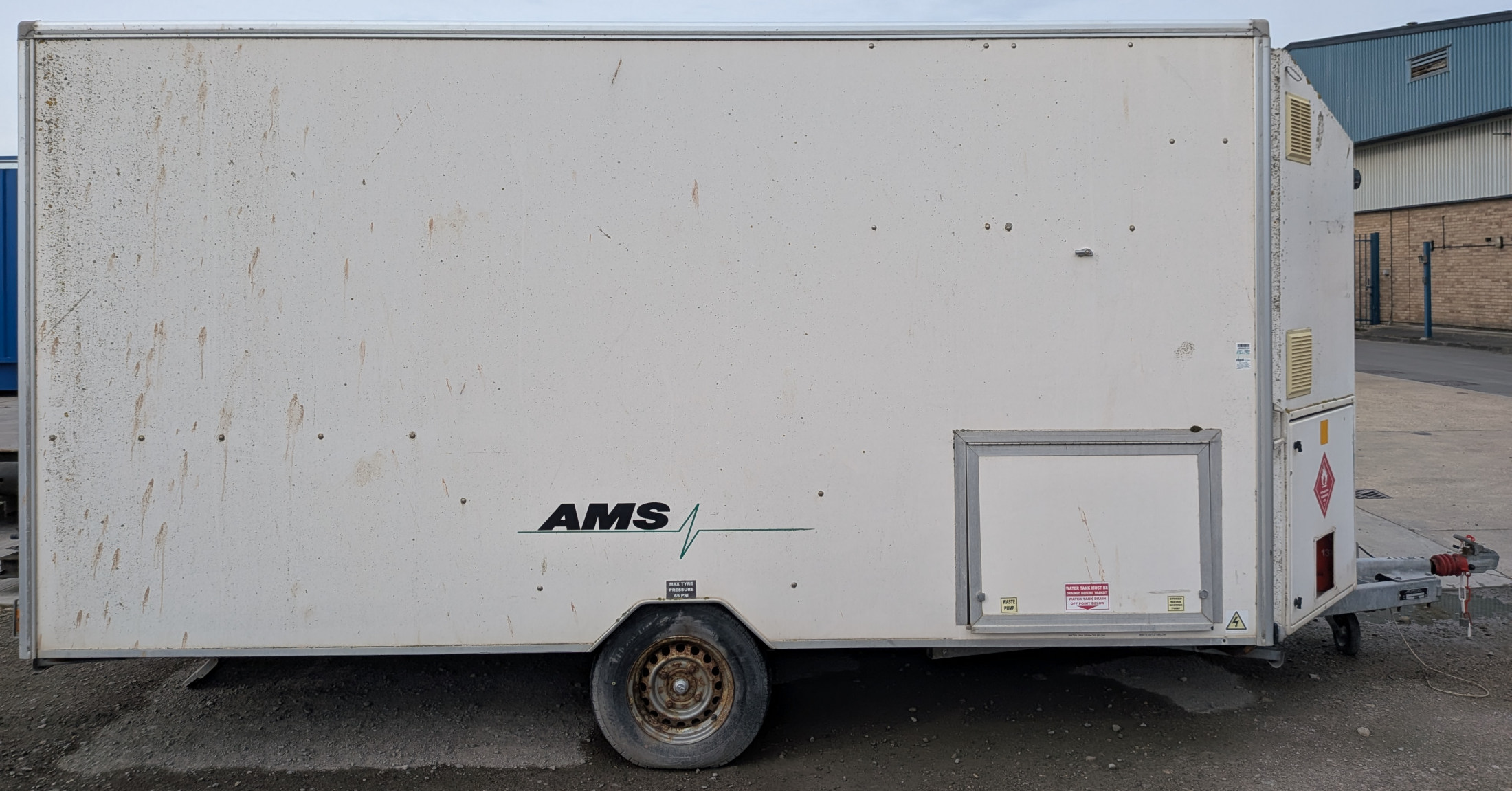 AMS 4.2 personnel decontamination trailer unit - full details in description - photo 1