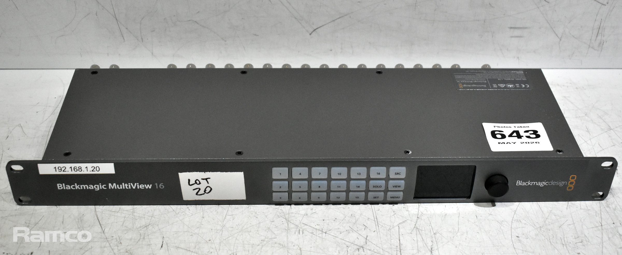 Blackmagic Design Multiview 16- multi-source monitoring unit - photo 1