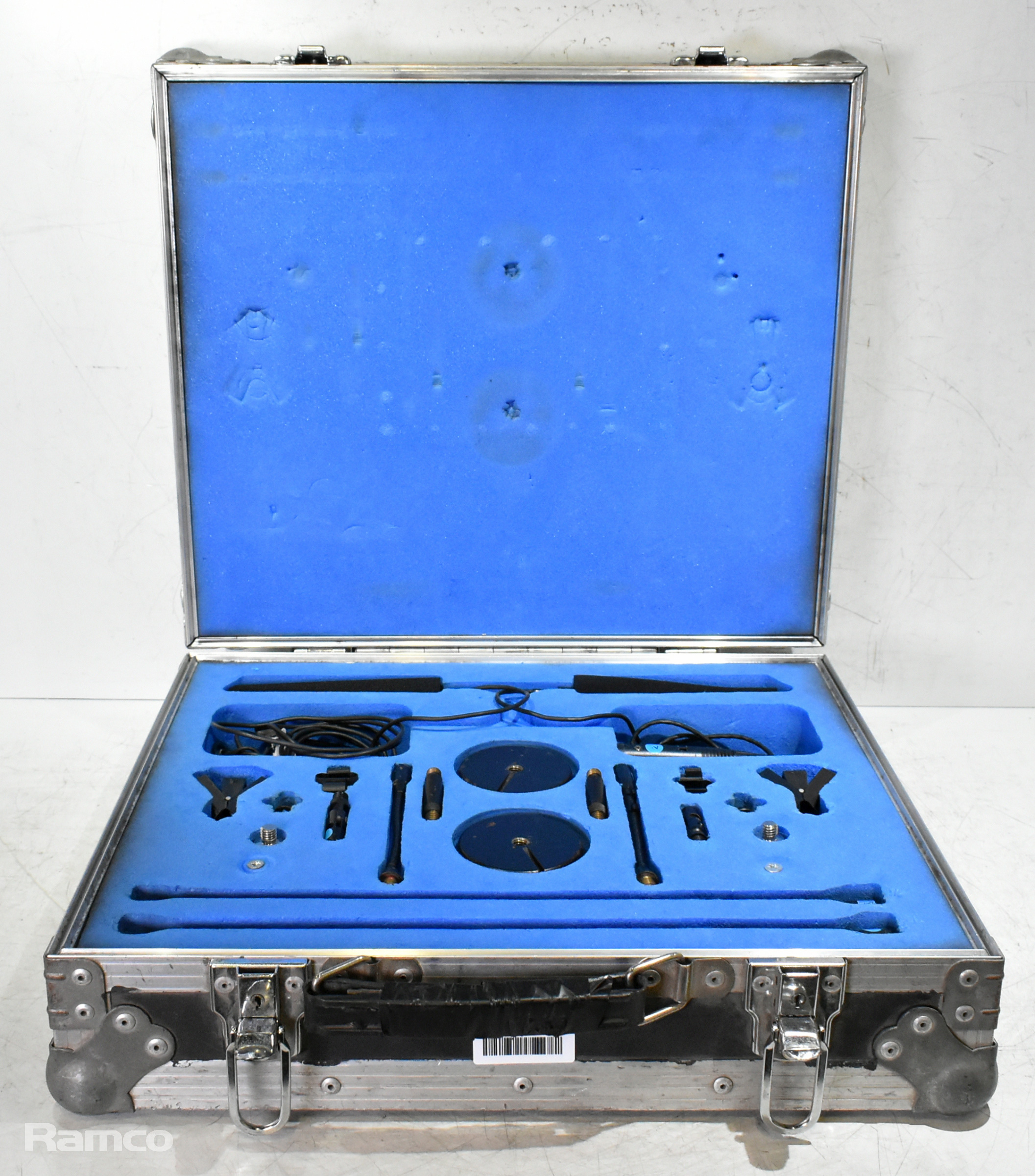 AKG Twin 747 condenser mic kit complete with table stand & clamp in flight case - photo 1