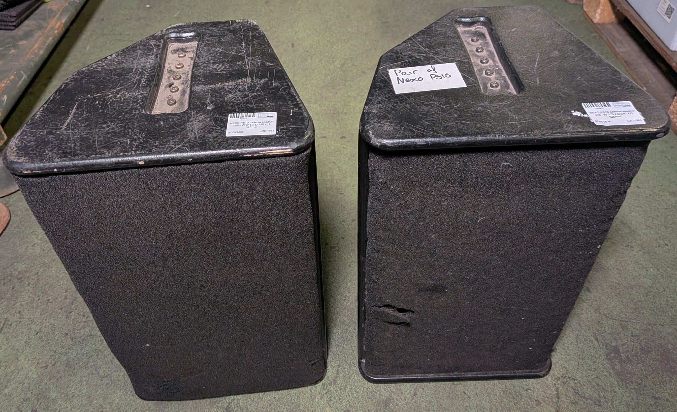 2x NEXO PS10 passive speakers - W 315 x D 280 x H 520mm - photo 1