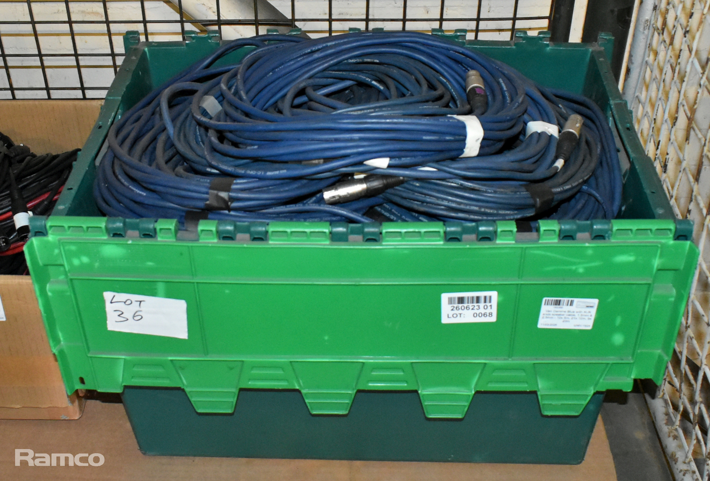 Van Damme Blue with XLR ends speaker cable, 1.5mm & 2.5mm - 10x 5m, 21x 10m, 9x 20m - photo 1