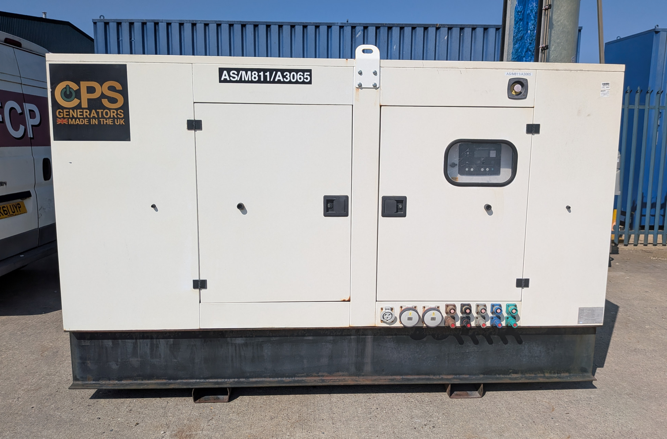 CPS Generators Ltd AP225S 225kVA 3 phase diesel generator - 3 hours only - NO KEYS - see description - photo 1
