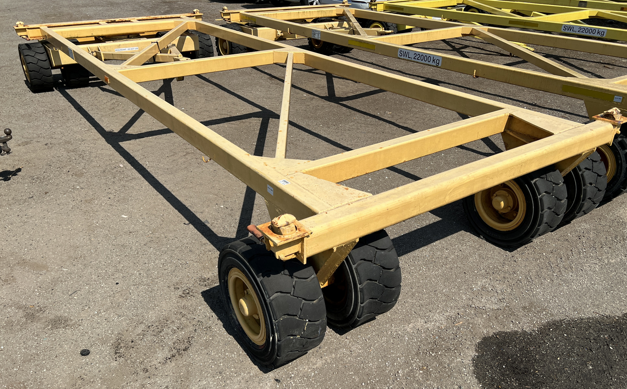 Swan Commercials 20ft ISO container transport trailer with eye / ring hitch - capacity: 22000kg - photo 1