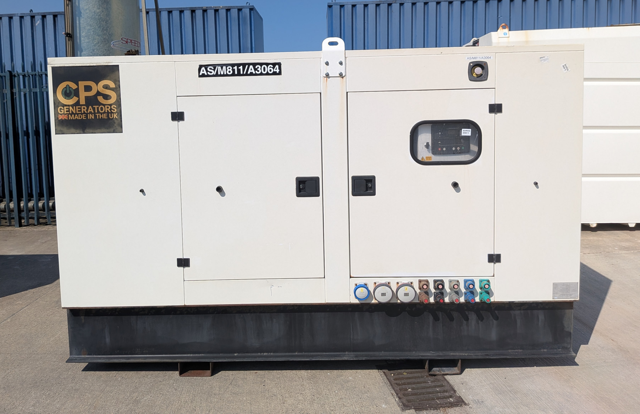 CPS Generators Ltd AP225S 225kVA 3 phase diesel generator - 2 hours only - NO KEYS - see description - photo 1