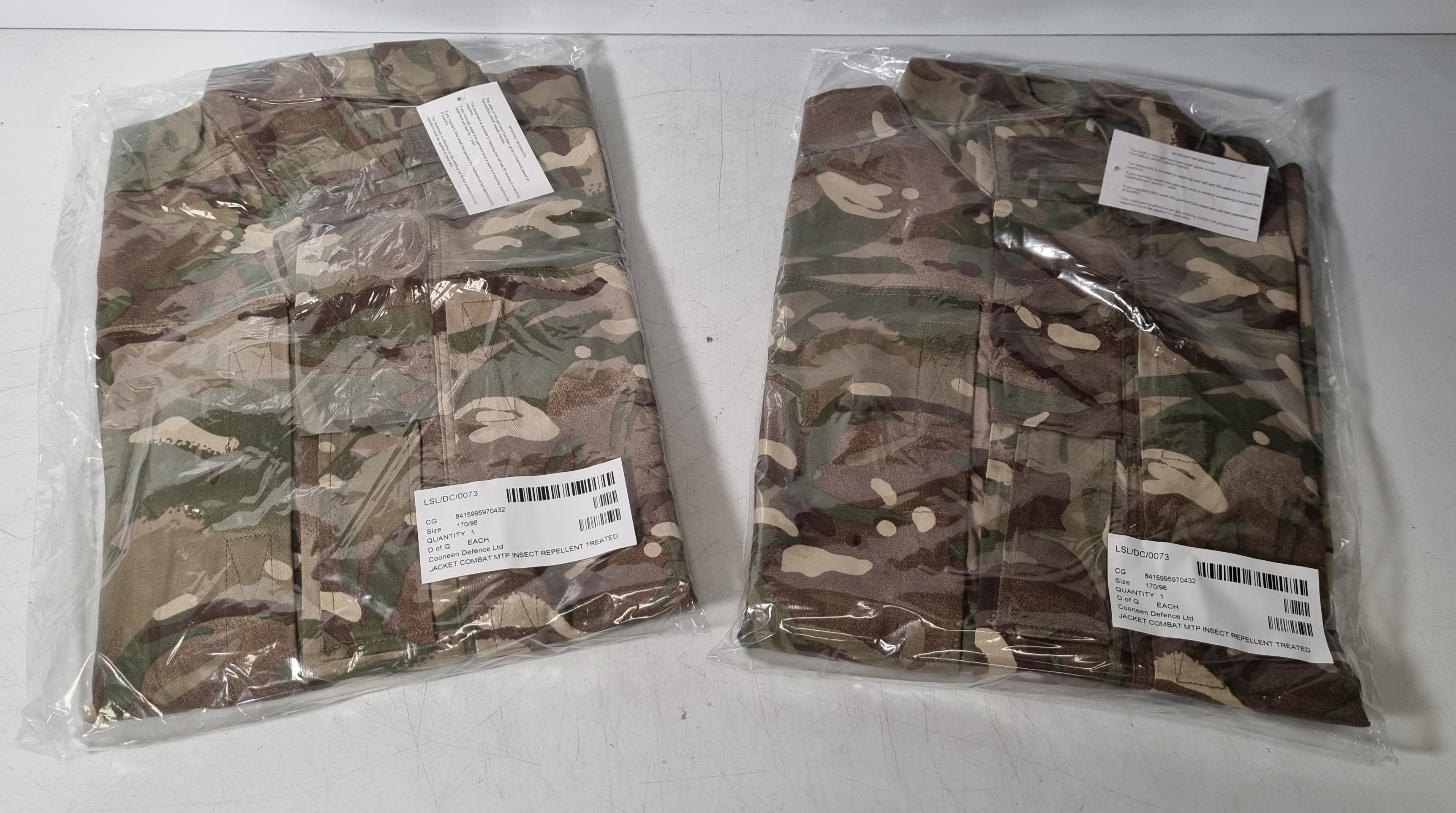604x MTP insect repellent combat jackets — photo 1