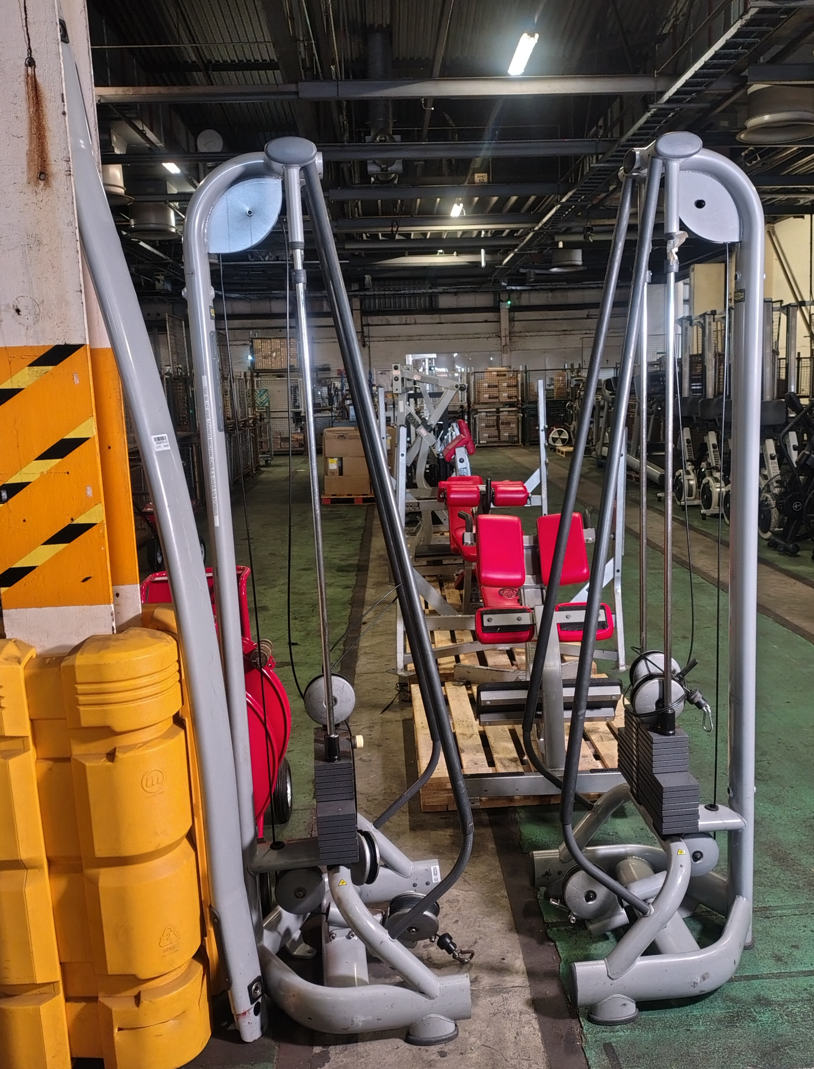 TechnoGym cable crossover exercise machine - approx dimensions: W 3300 x D 680 x H 2250mm - photo 1
